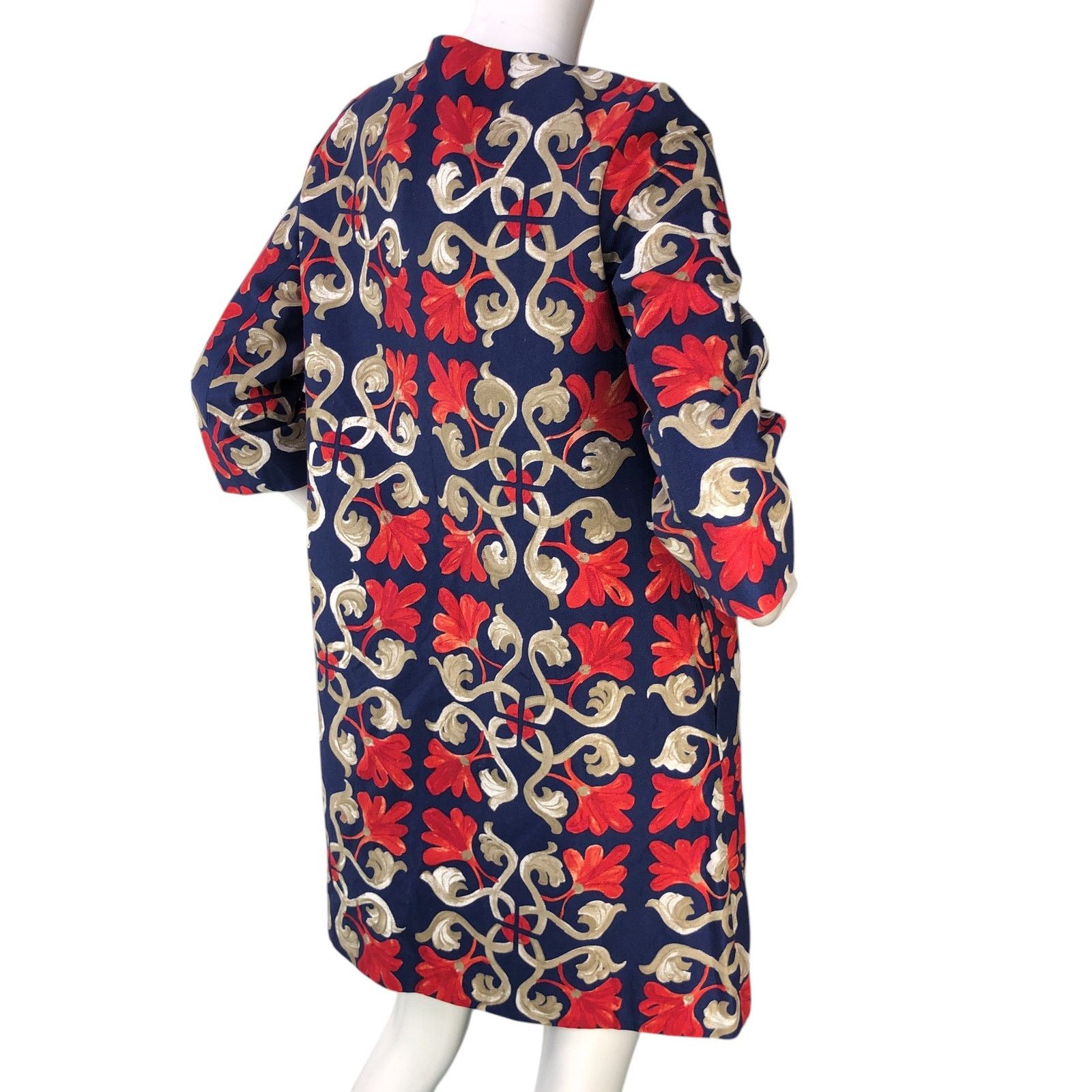 J.McLaughlin J McLaughlin Size XS Jacket Sussex Midi Coat Floral POCKETS Size XS / US 0-2 / IT 36-38 - 9 Thumbnail