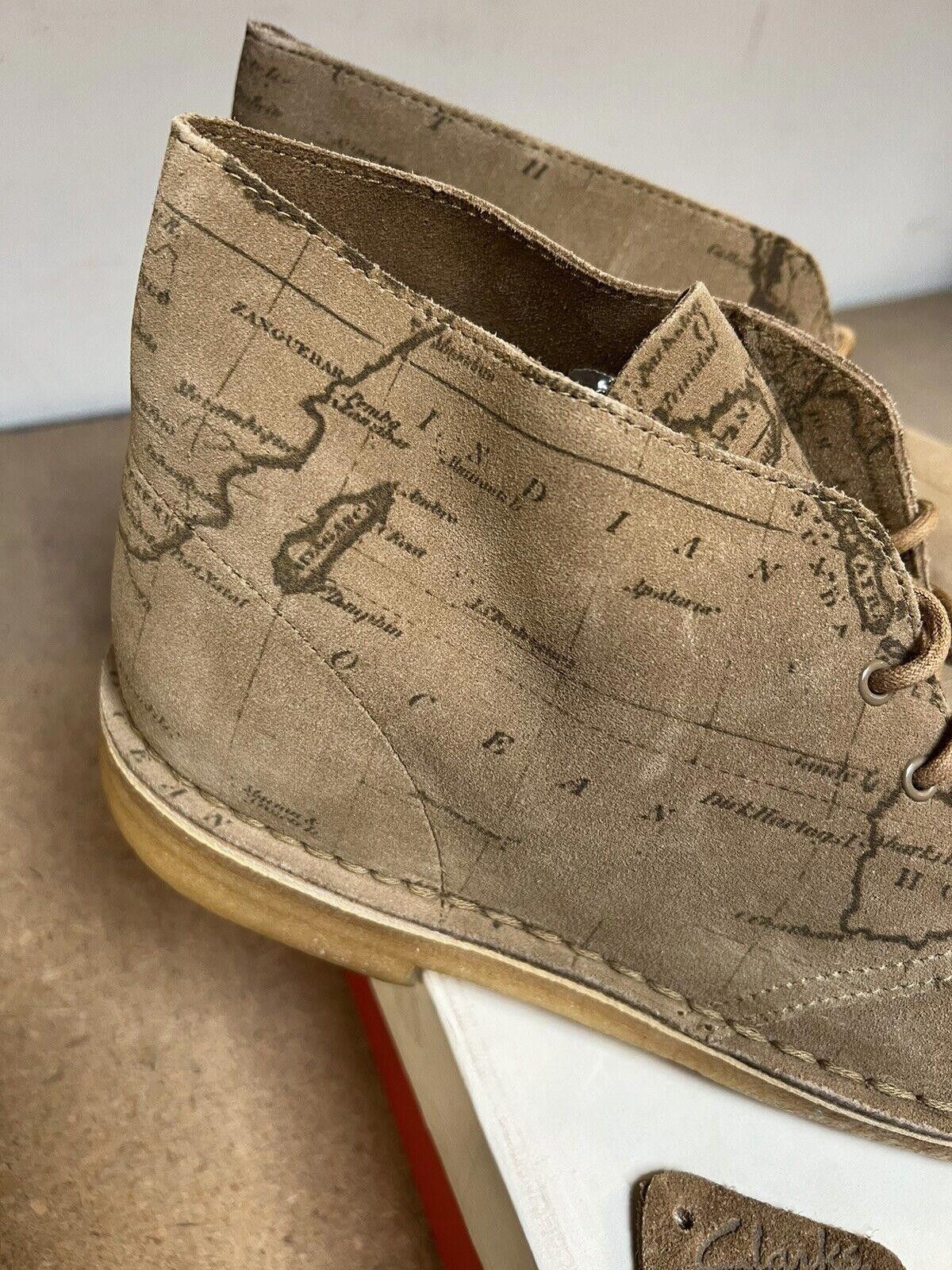 Supreme SS13 Supreme Clarks Desert Map Tan Suede Chukka Boots 65938 Size US 10 / EU 43 - 4 Thumbnail