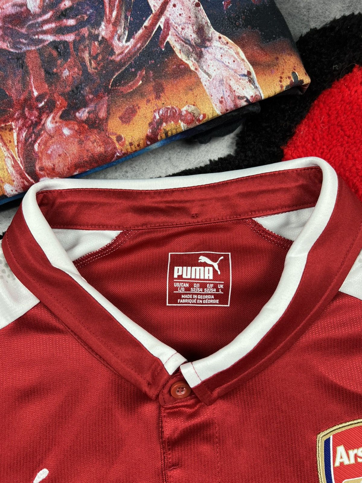 Puma Puma Arsenal London 2016 Home Soccer Football Y2K Jersey Size US L / EU 52-54 / 3 - 7 Thumbnail