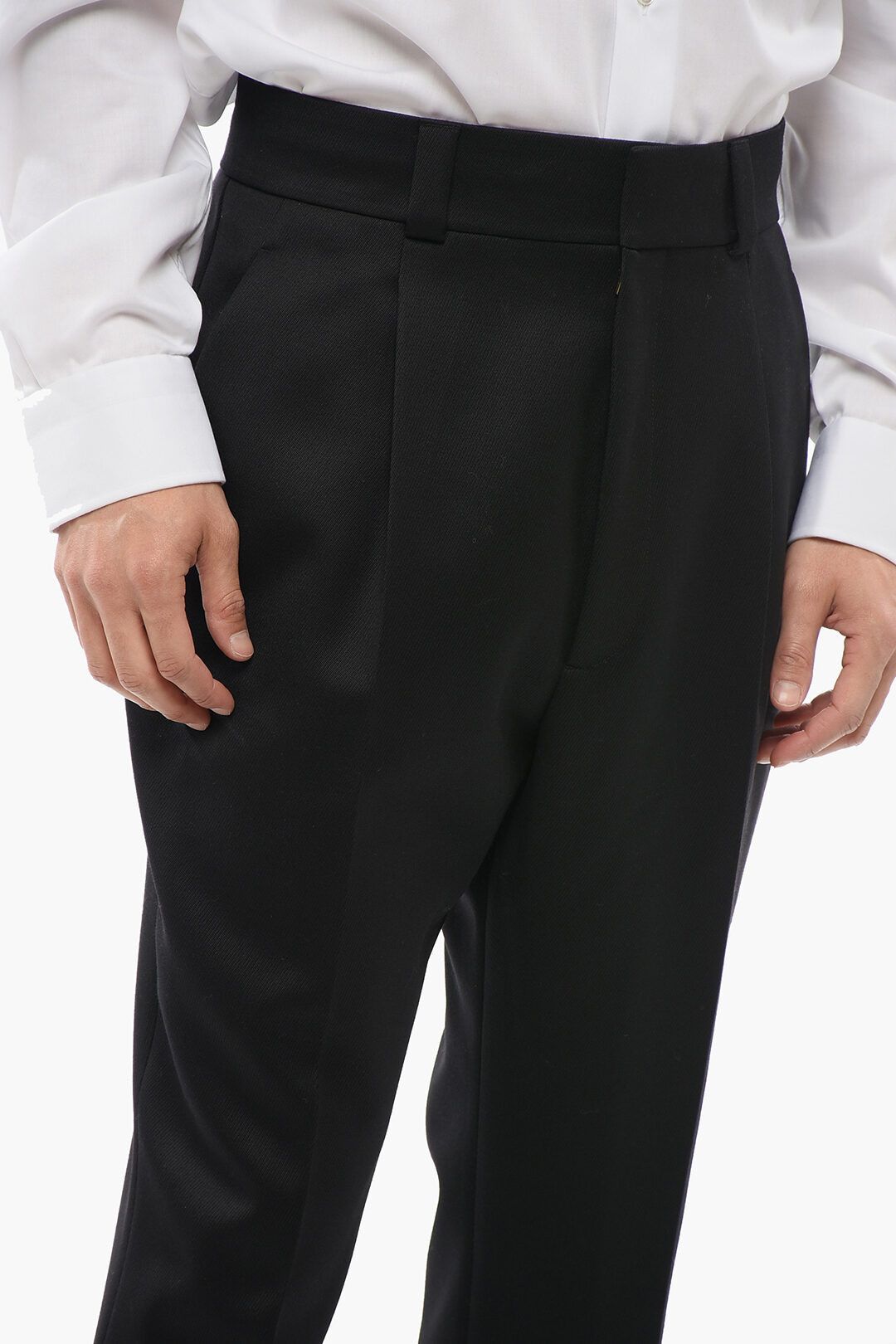 Fear of God og1mm0825 Single-pleated 4-Pocketed Wool Pant in Black Size US 36 / EU 52 - 2 Thumbnail