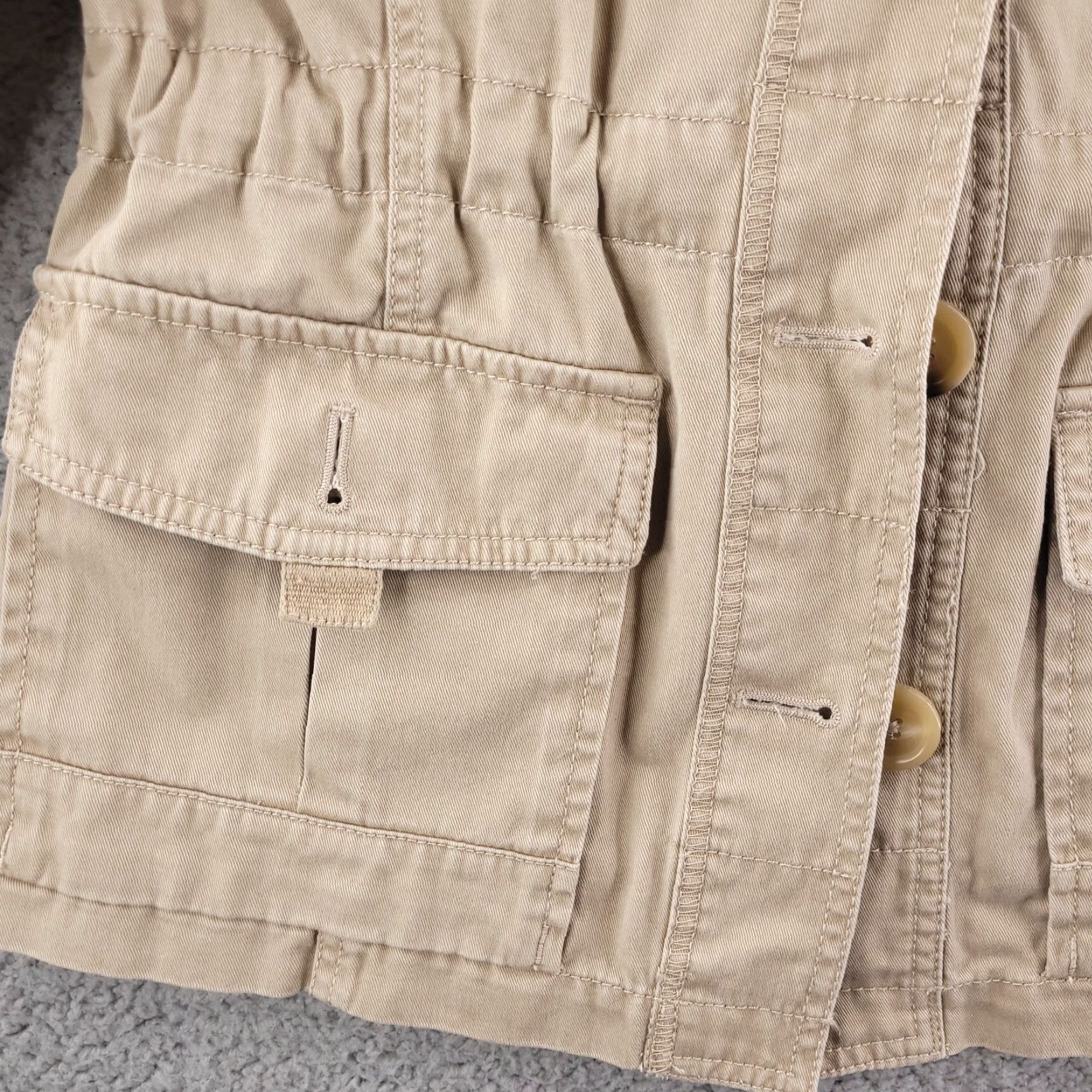 Eddie Bauer Eddie Bauer Cotton Canvas Coat Jacket Womens XS Tan Beige Brown Jacket Womens XS Brown Eddie Bauer Cotton Canvas Coat Jacket Size XS / US 0-2 / IT 36-38 - 3 Thumbnail