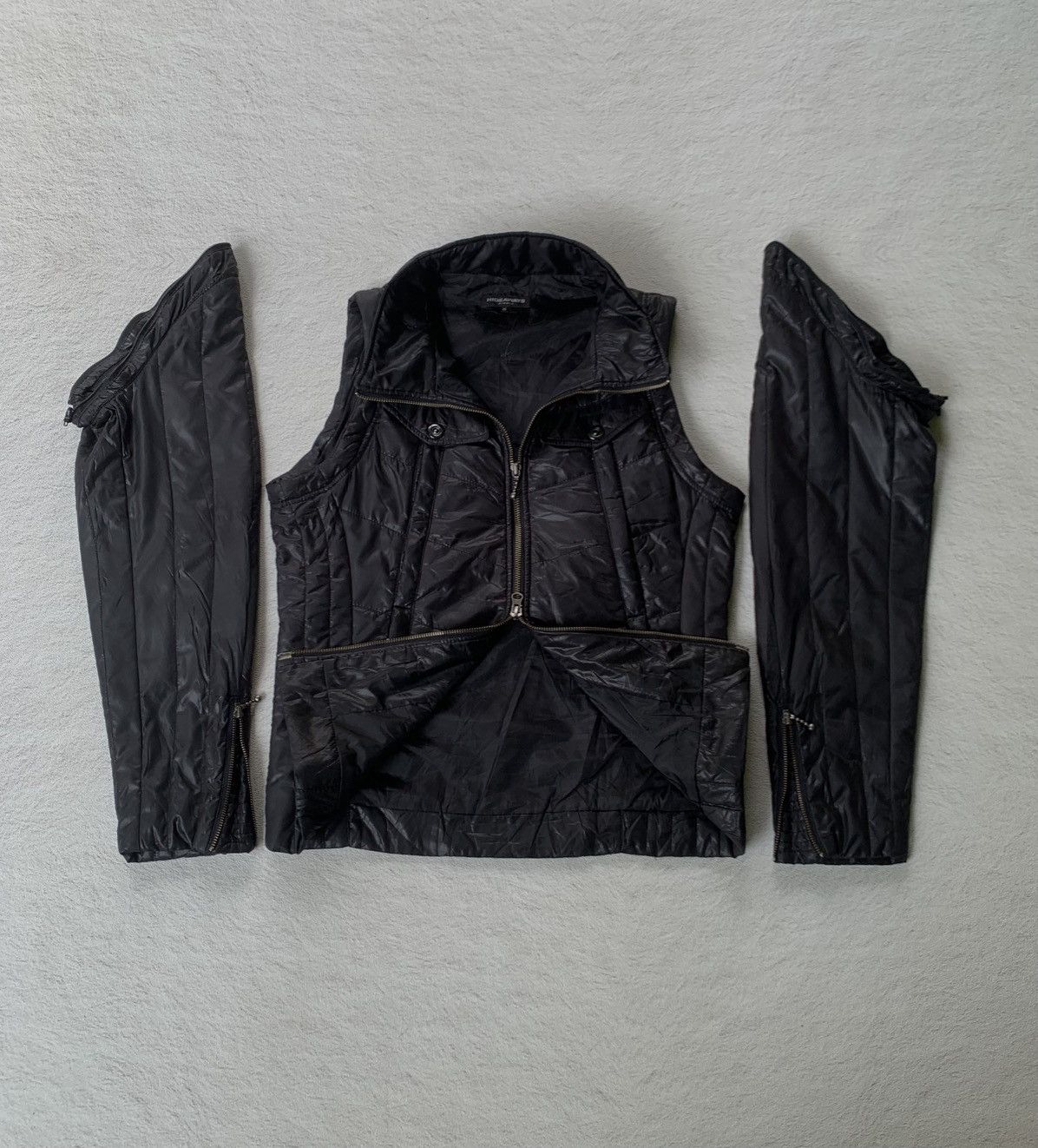 HIDEAWAYS 2000s HideAways Nicole Bikers Jacket Size US S / EU 44-46 / 1 - 6 Thumbnail