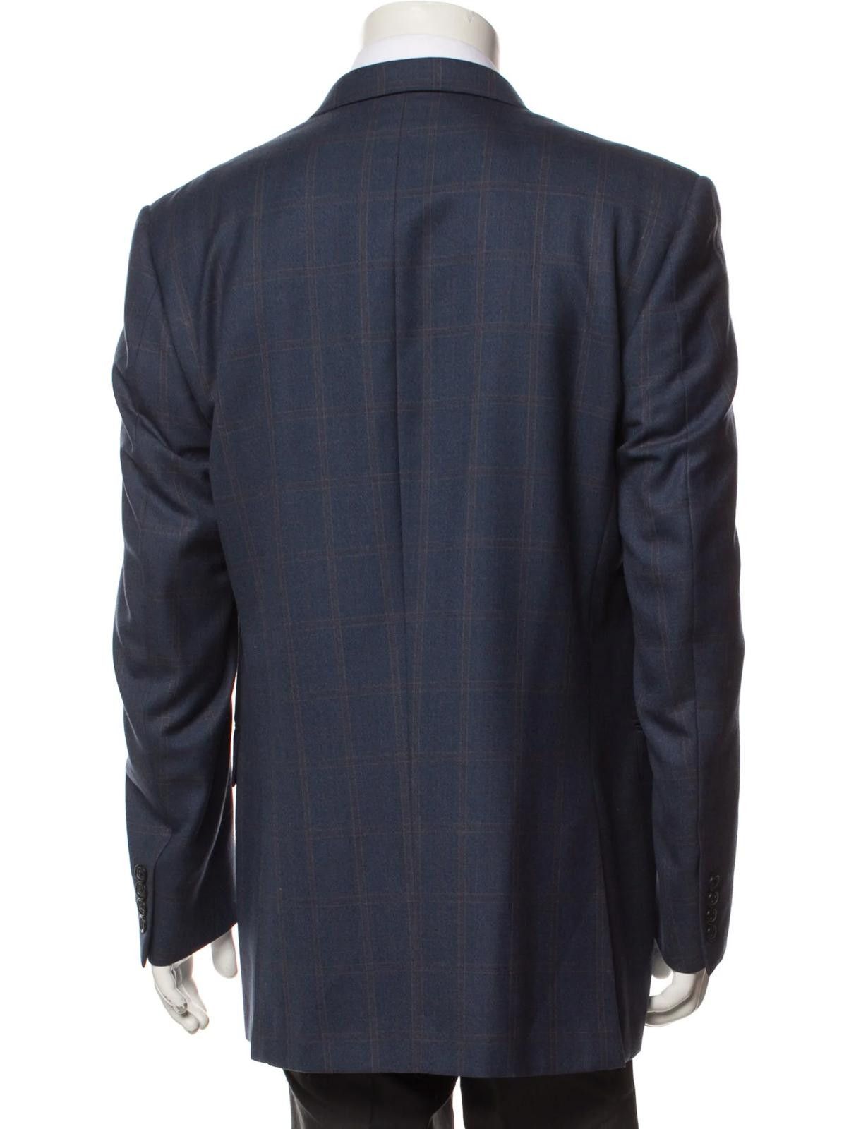 Burberry Burberry London Abstract Plaid Wool Blazer Size: M Size 38R - 3 Thumbnail