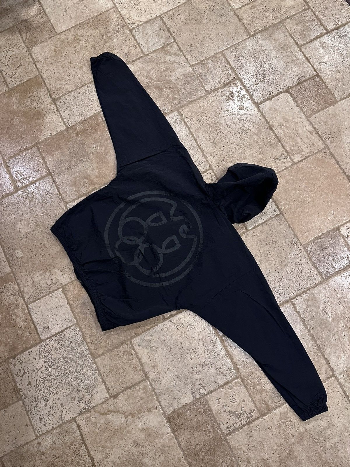 Yeezy Yeezy WB-01 04 Logo Black Windbreaker Nylon Zip Jacket Size US M / EU 48-50 / 2 - 5 Thumbnail