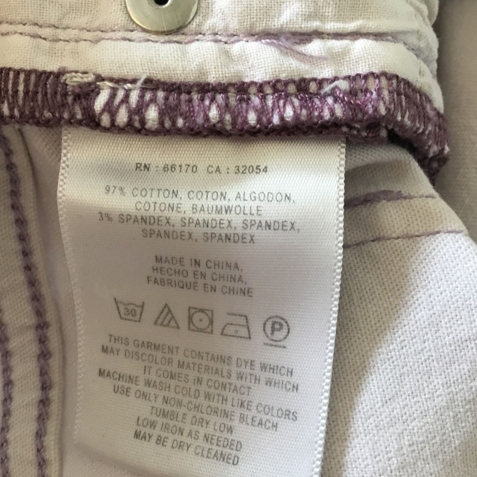 Pilcro and the Letterpress Lavender-Gray Fit/Stet Jeans