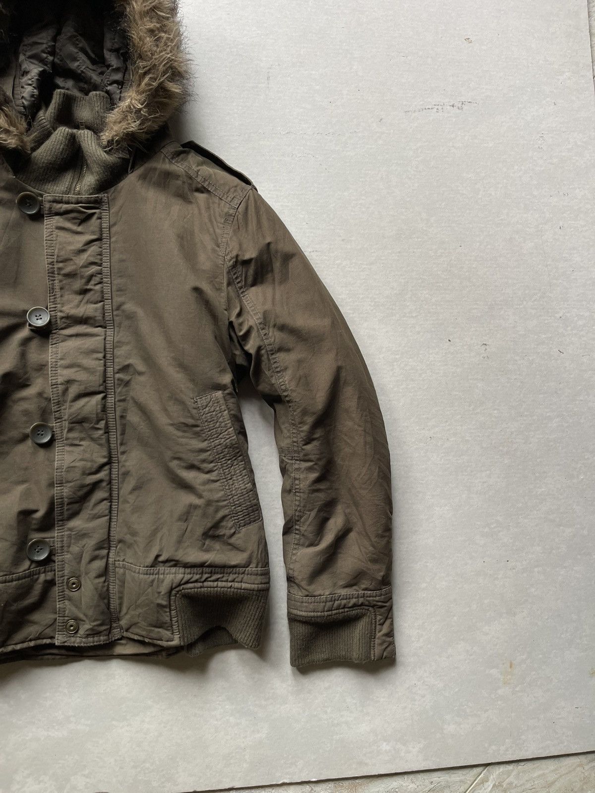 Dickies × SHINYAKOZUKA Vintage Dickies Faux Fur Hood Military Jacket LGB Style Size US M / EU 48-50 / 2 - 3 Thumbnail