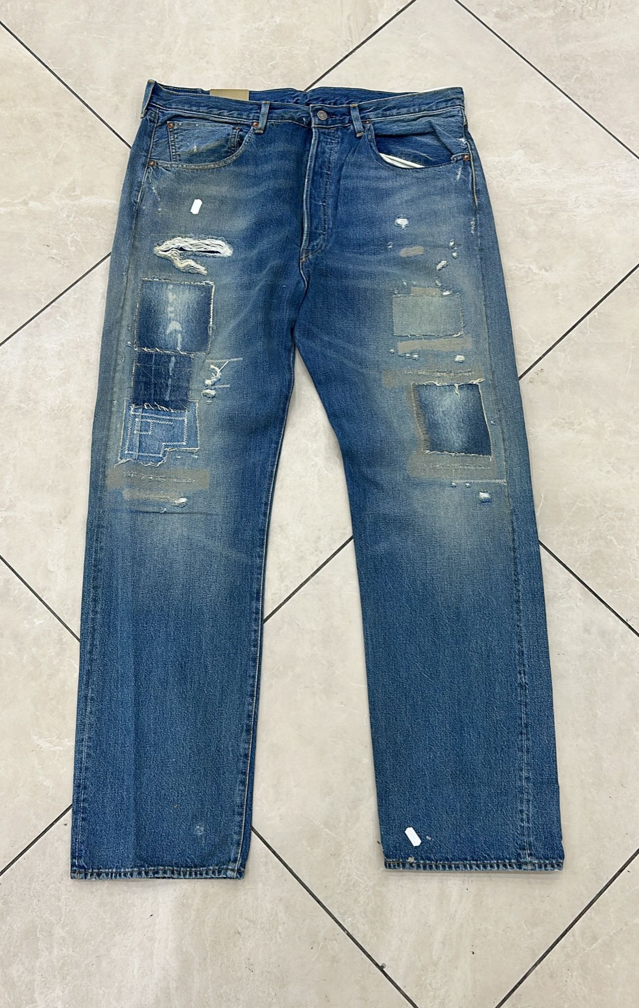 Levi's Vintage Clothing LVC Levi's Vintage Clothing 1955 501XX BigE Selvedge Jeans Size US 38 / EU 54 - 1 Thumbnail
