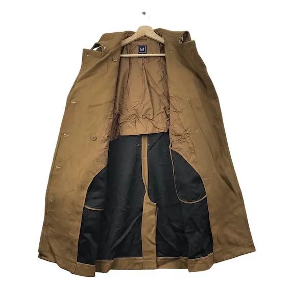 Gap Vtg GAP NEW YORK Minimalist Design Trench Coat Parka Size M / US 6-8 / IT 42-44 - 5 Thumbnail