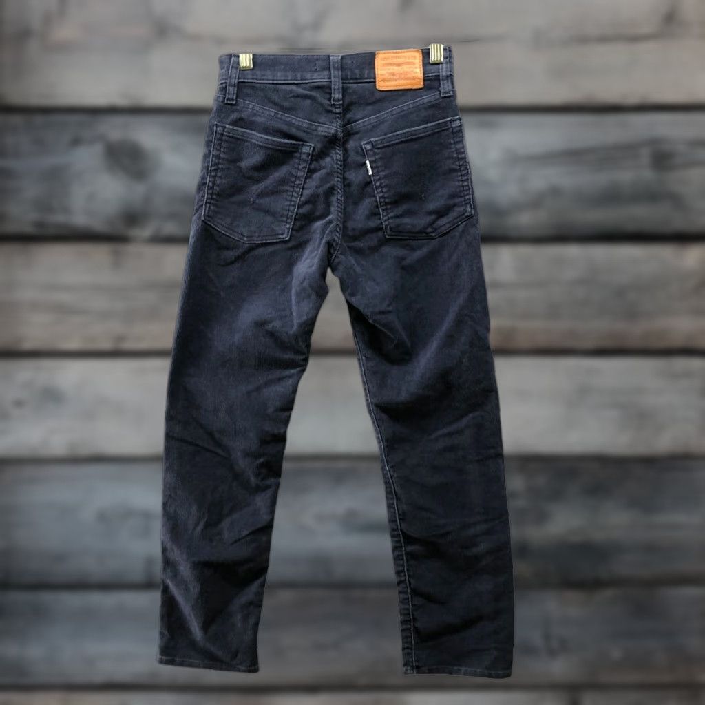 Levi's Levi's Wedgie Straight Corduroy Jeans Womens 24 Blue Button Fly 5 Pocket Jeans Size 42" / US 20 - 1 Thumbnail