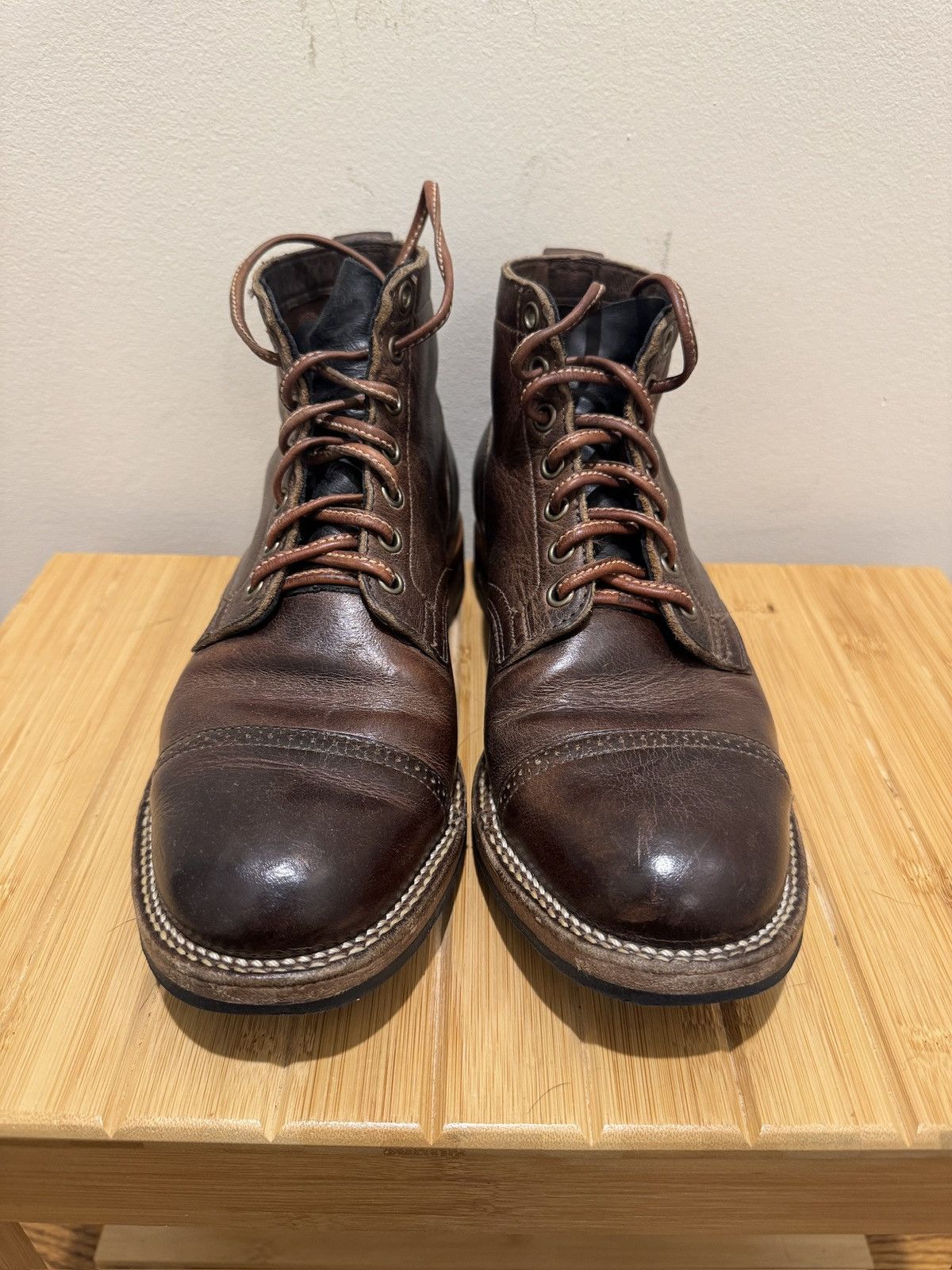 Viberg Viberg 2030 Service Boot Horween Rowdy Dachshund 6E Size US 6 / EU 39 - 3 Thumbnail