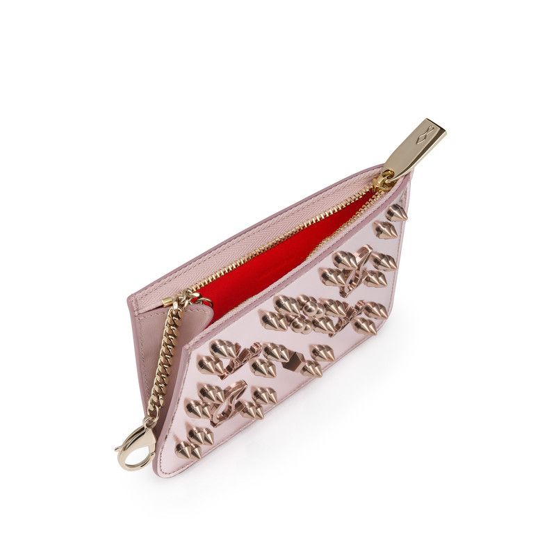 Christian Louboutin oc11z0126 Size: OS/Paloma Keycase in Vintage Rose/Silver Size ONE SIZE - 2 Thumbnail