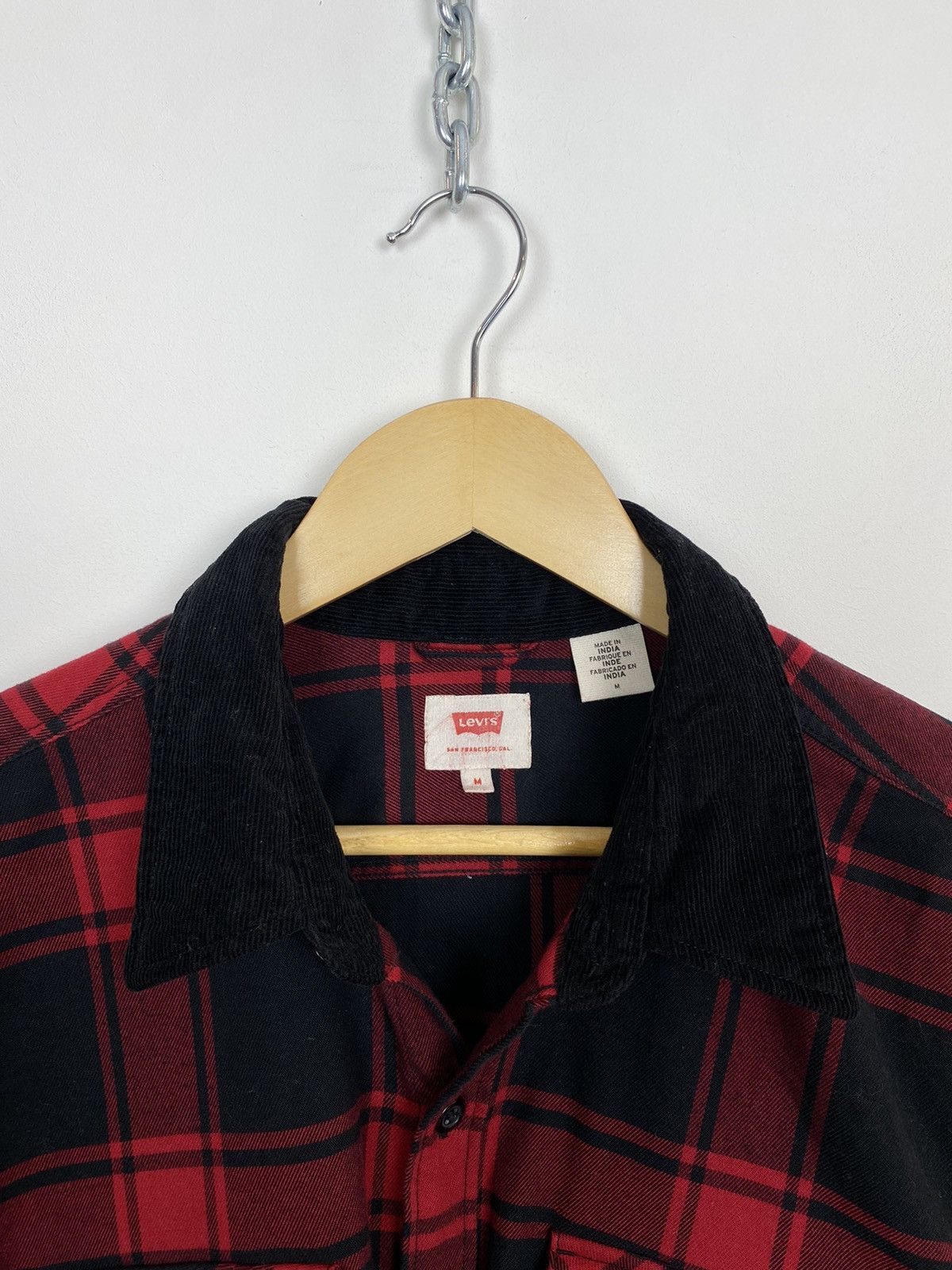 Levi's Levi’s Plaid check Shirt Red Style Workwear Retro 90’s Hype Size US M / EU 48-50 / 2 - 3 Thumbnail