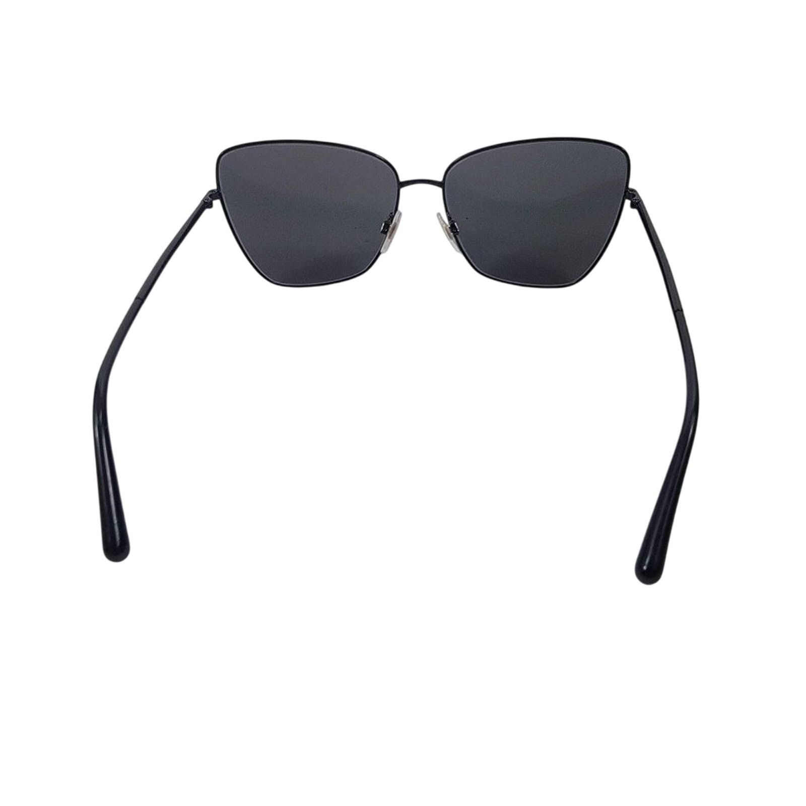 NEW Dolce & Gabbana Semi Cat Eye Sunglasses Black Mirrored Size 66,12 NWB Dolce & Gabbana semi cat eye sunglasses black 66,12 main image 2