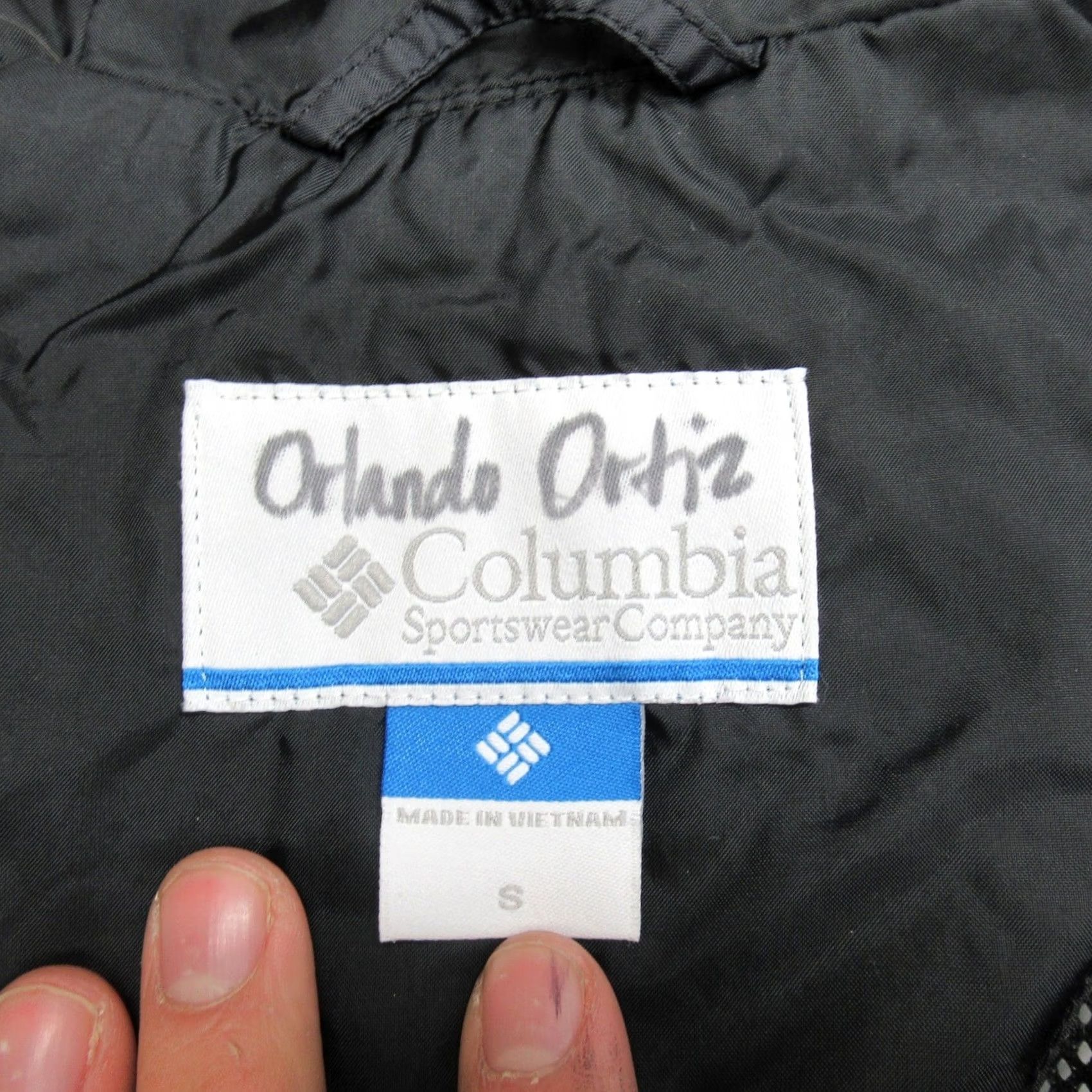 Vintage Columbia Jacket Women Small Black Hooded Lightweight Waterproof Full Zip Wind Size S / US 4 / IT 40 - 4 Thumbnail