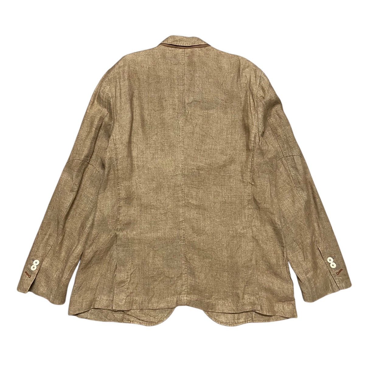 Massimo Dutti Massimo Dutti Exrafine Linen Blazer Jacket Size 46R - 3 Thumbnail