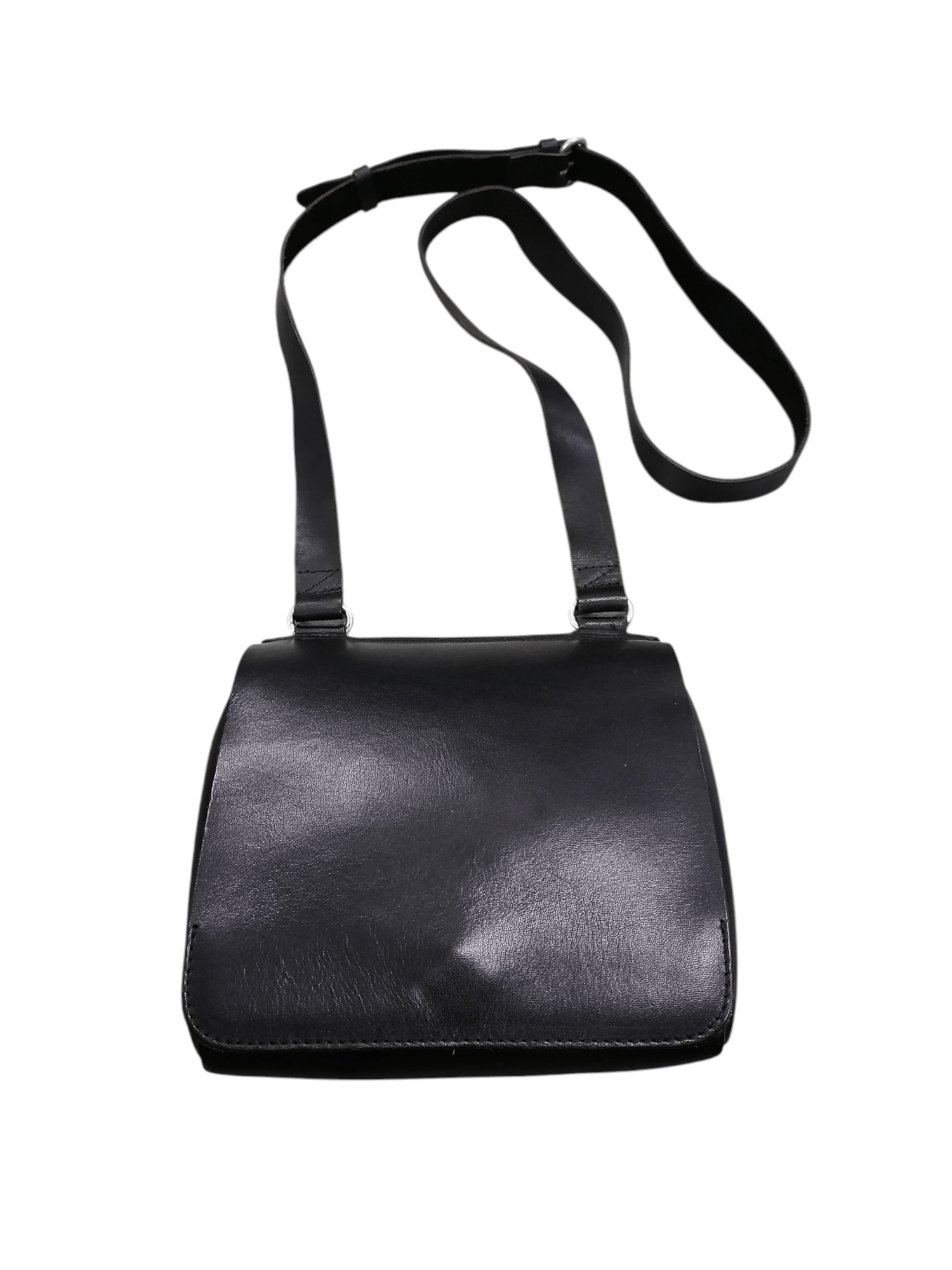 Genuine Leather Y'saccs By Yohji Yamamoto Leather Sling /crossbody Bag in Black, Men's