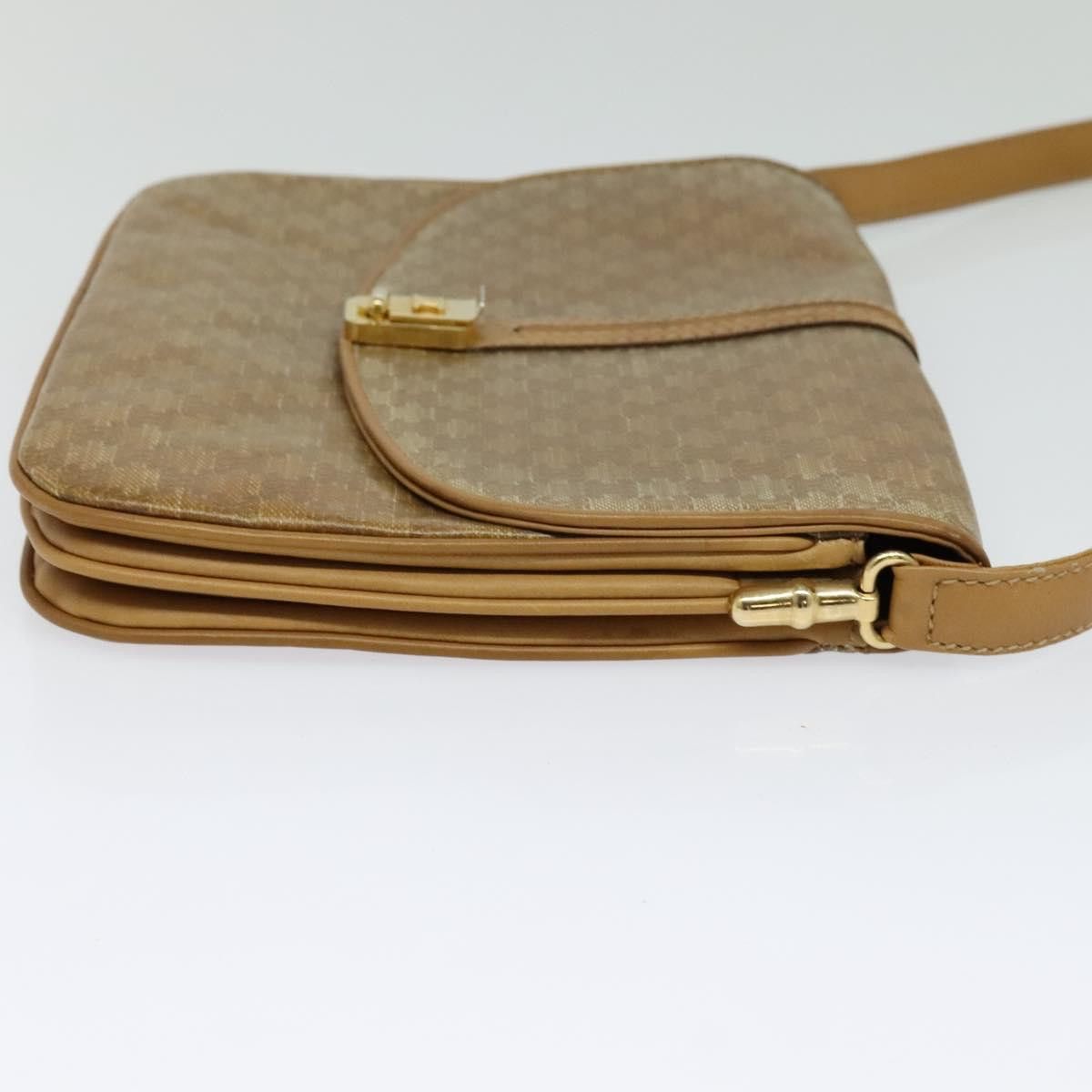 Celine CELINE Macadam Canvas Shoulder Bag Pvc Beige Gold Size ONE SIZE - 5 Thumbnail