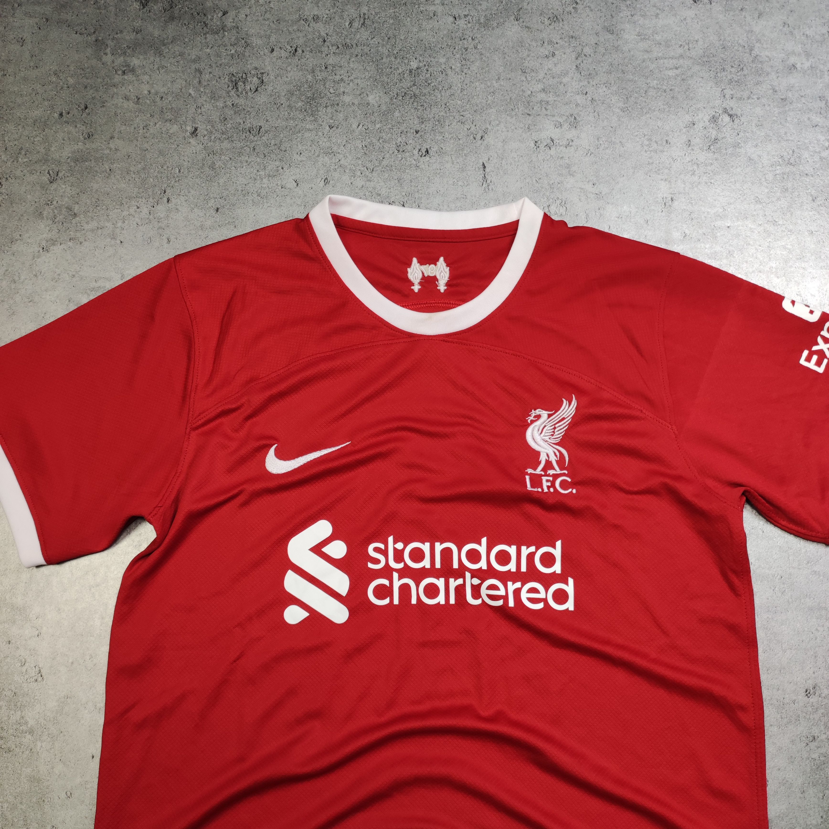 Nike RARE Nike x Liverpool FC Football 2022 Home Jersey Size US L / EU 52-54 / 3 - 3 Thumbnail