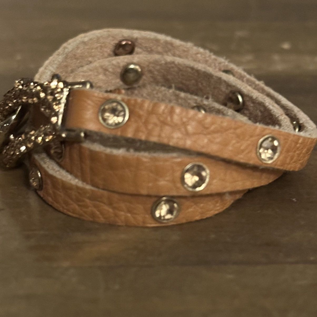 Other Leather rhinestone wrap bracelet Size ONE SIZE - 6 Thumbnail
