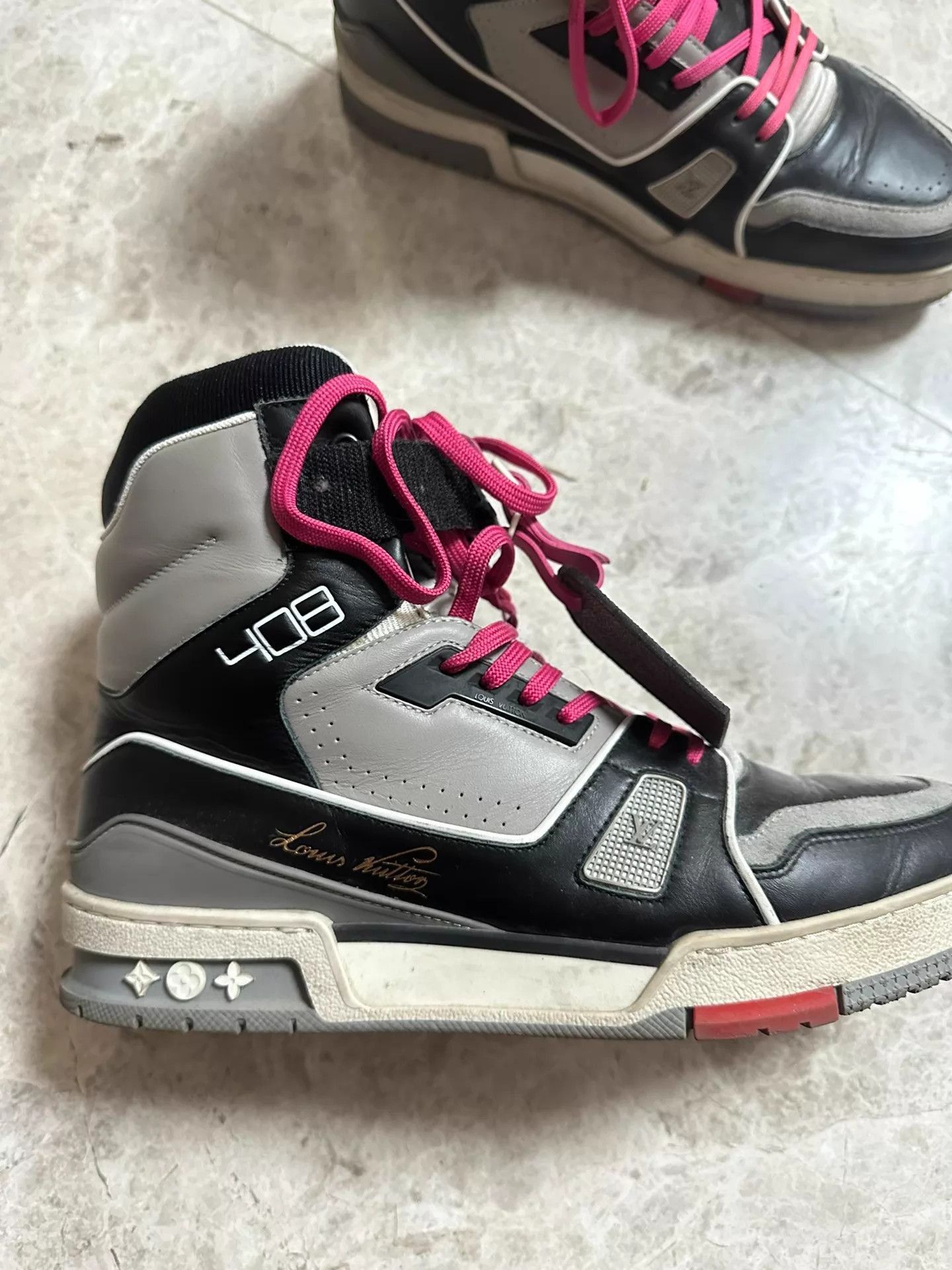 Louis Vuitton Multi-Color High-Top Sneakers Size US 8.5 / EU 41-42 - 1 Preview