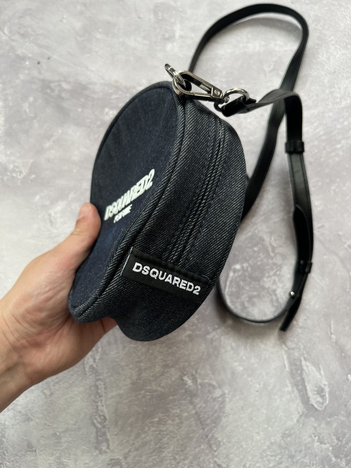 Dsquared2 Dsquared2 DSQ2 Perfume Denim Small Bag Logo Size ONE SIZE - 8 Thumbnail