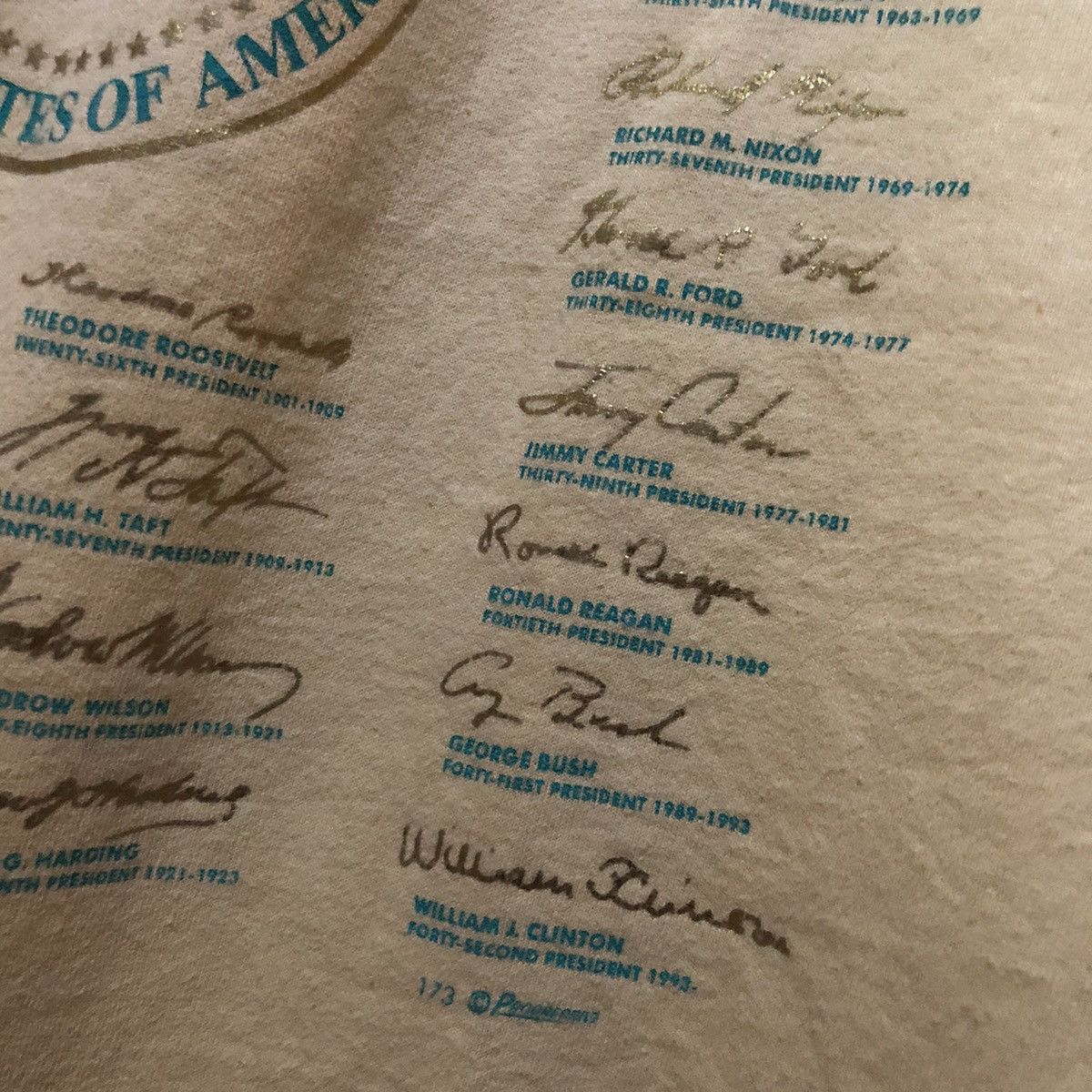 Vintage Vintage Presidents of the united states of america Size US L / EU 52-54 / 3 - 6 Thumbnail