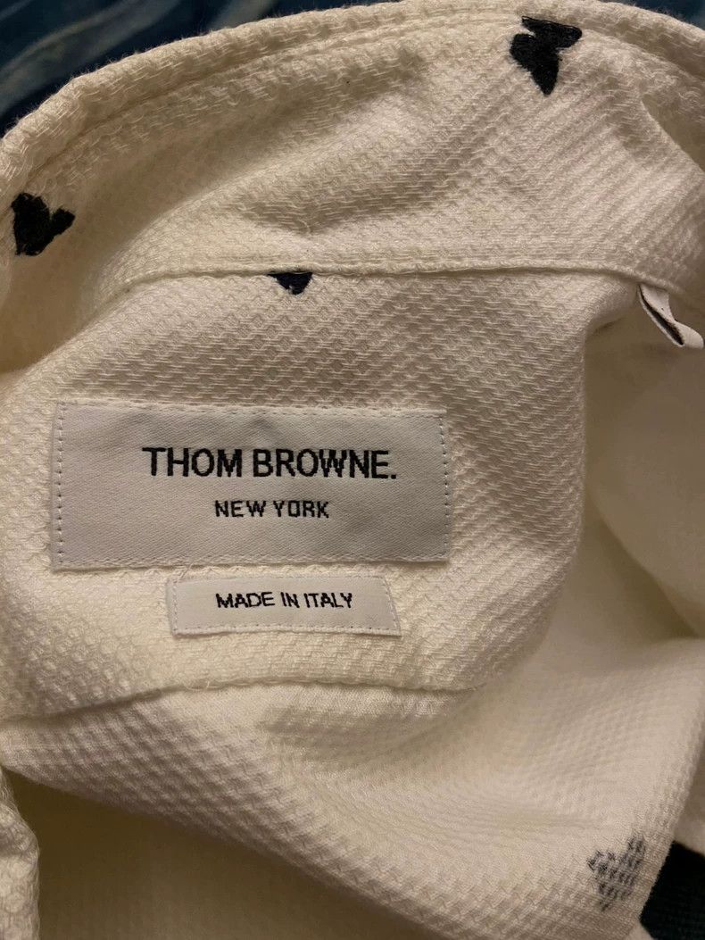 Thom Browne Thom Browne size2 Butterfly embroidered shirt Size US M / EU 48-50 / 2 - 5 Thumbnail