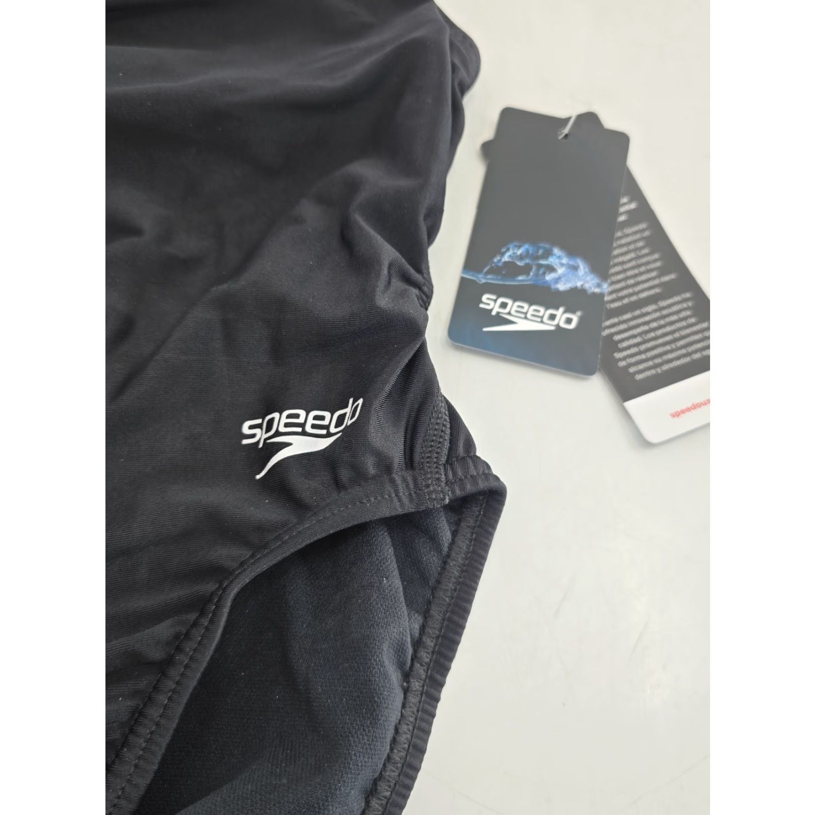 Speedo NWT Speedo Womens Swimsuit One Piece Prolt Super Pro Solid Adult - Black - Sz 26 Size ONE SIZE - 7 Thumbnail