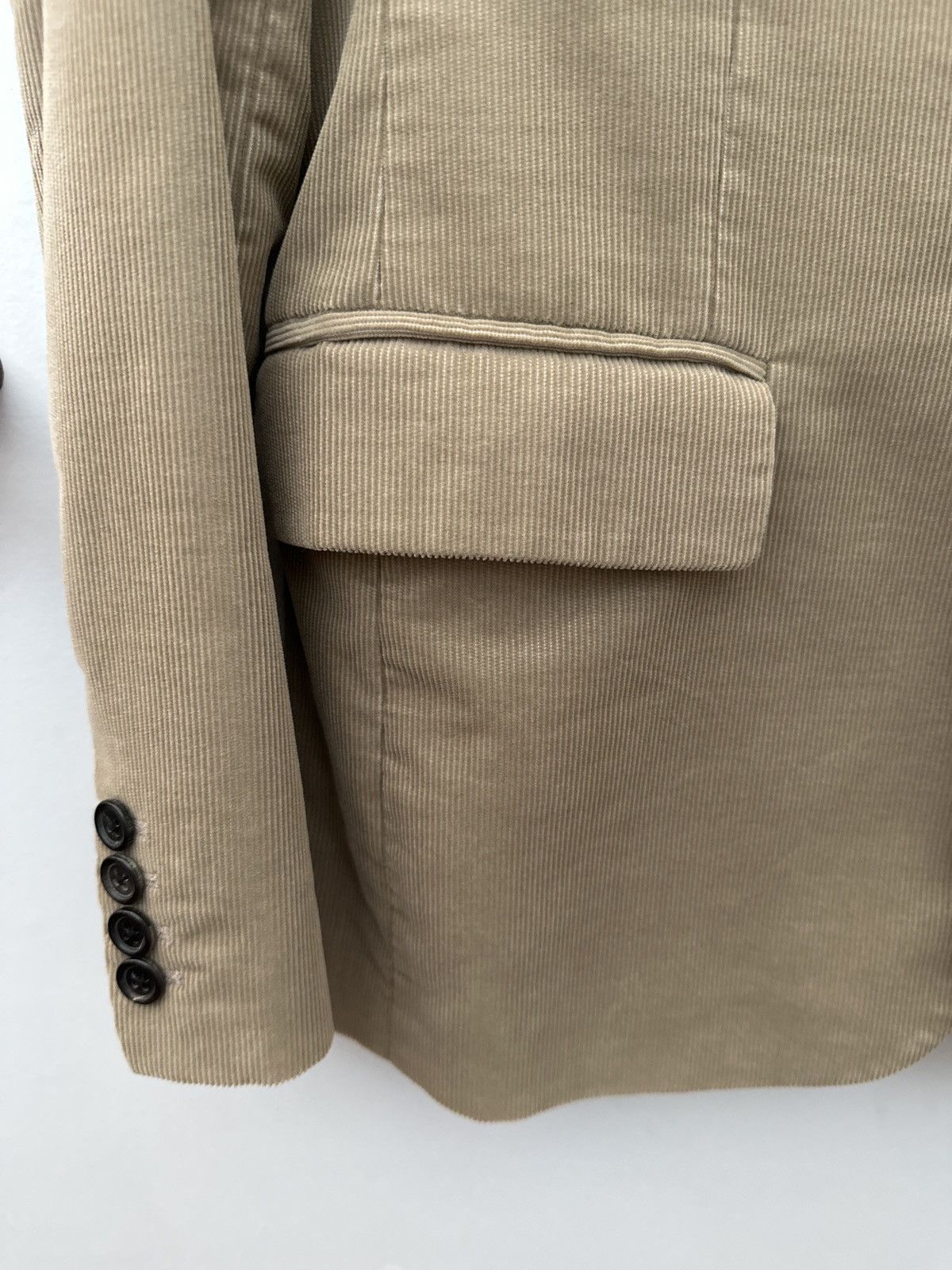 Theory Theory Corduroy Two-Button Blazer Beige Size 38 Size 38R - 5 Thumbnail