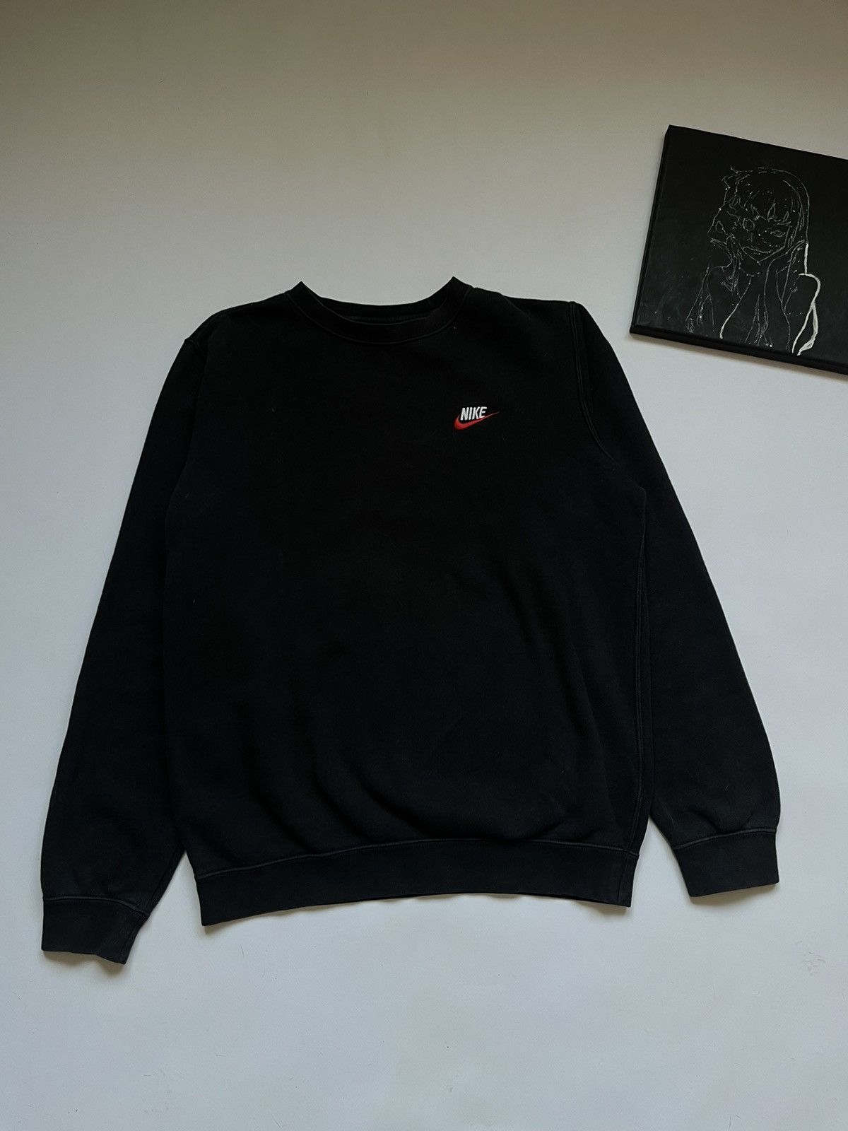 Nike × Vintage Vintage Nike Sweatshirt Y2k Style Swoosh Size US M / EU 48-50 / 2 - 2 Thumbnail