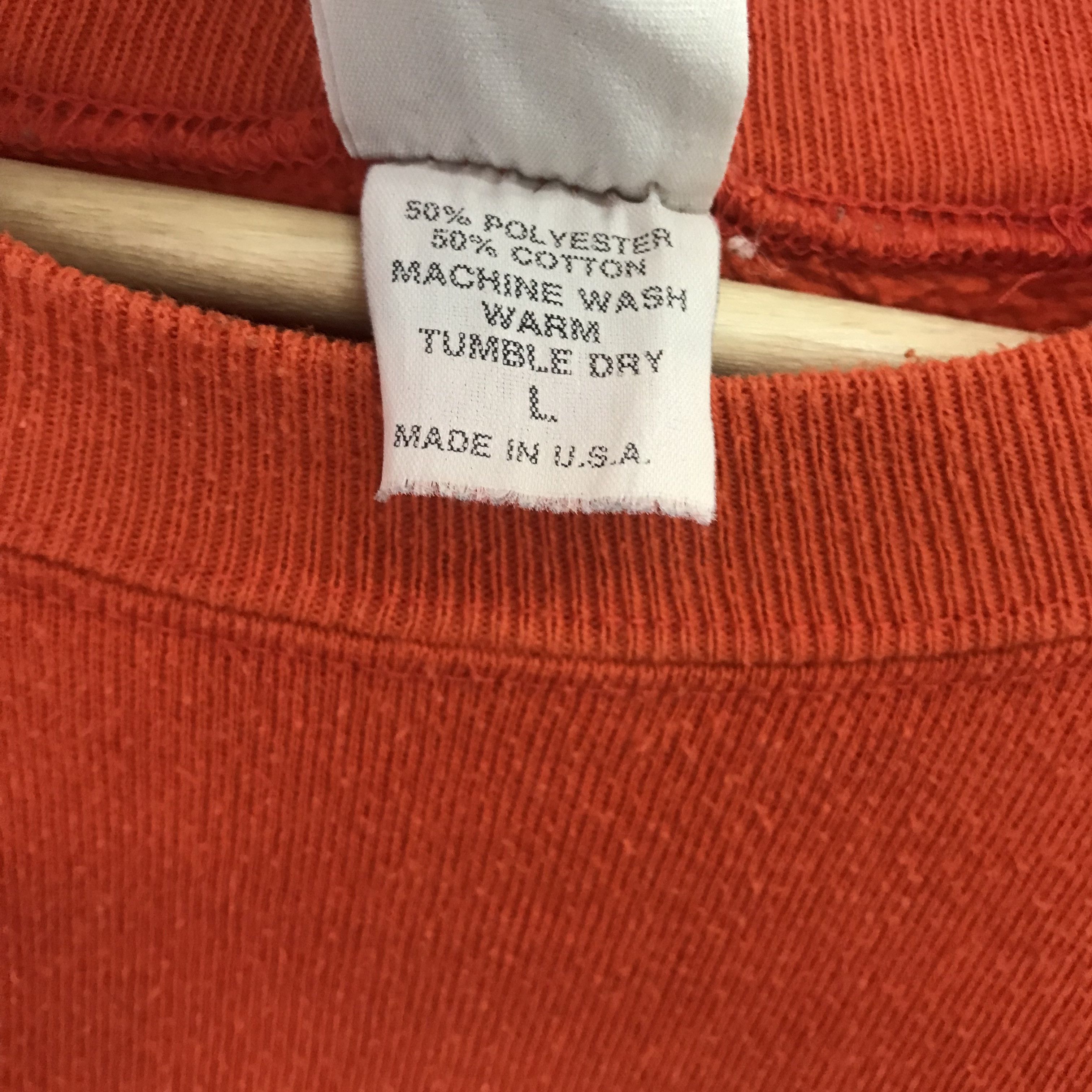 Vintage Vintage 90s Cleveland Browns Orange Sweatshirt - 304 Size US L / EU 52-54 / 3 - 11 Thumbnail