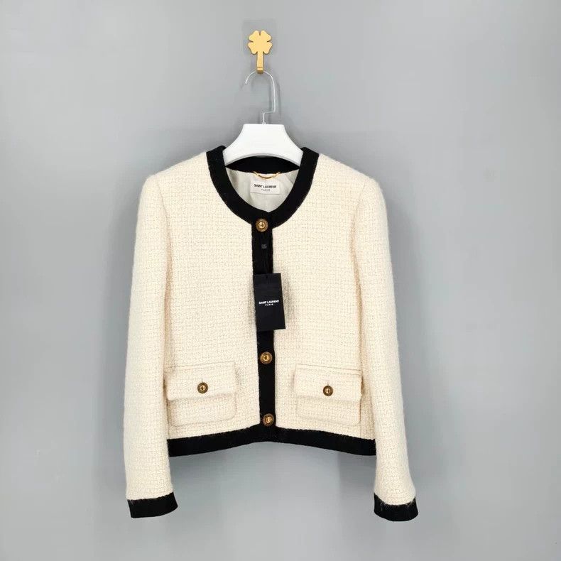 ジャケット・アウター SAINT LAURENT tweed jacket size F38 SAINT LAURENT tweed jacket size F38