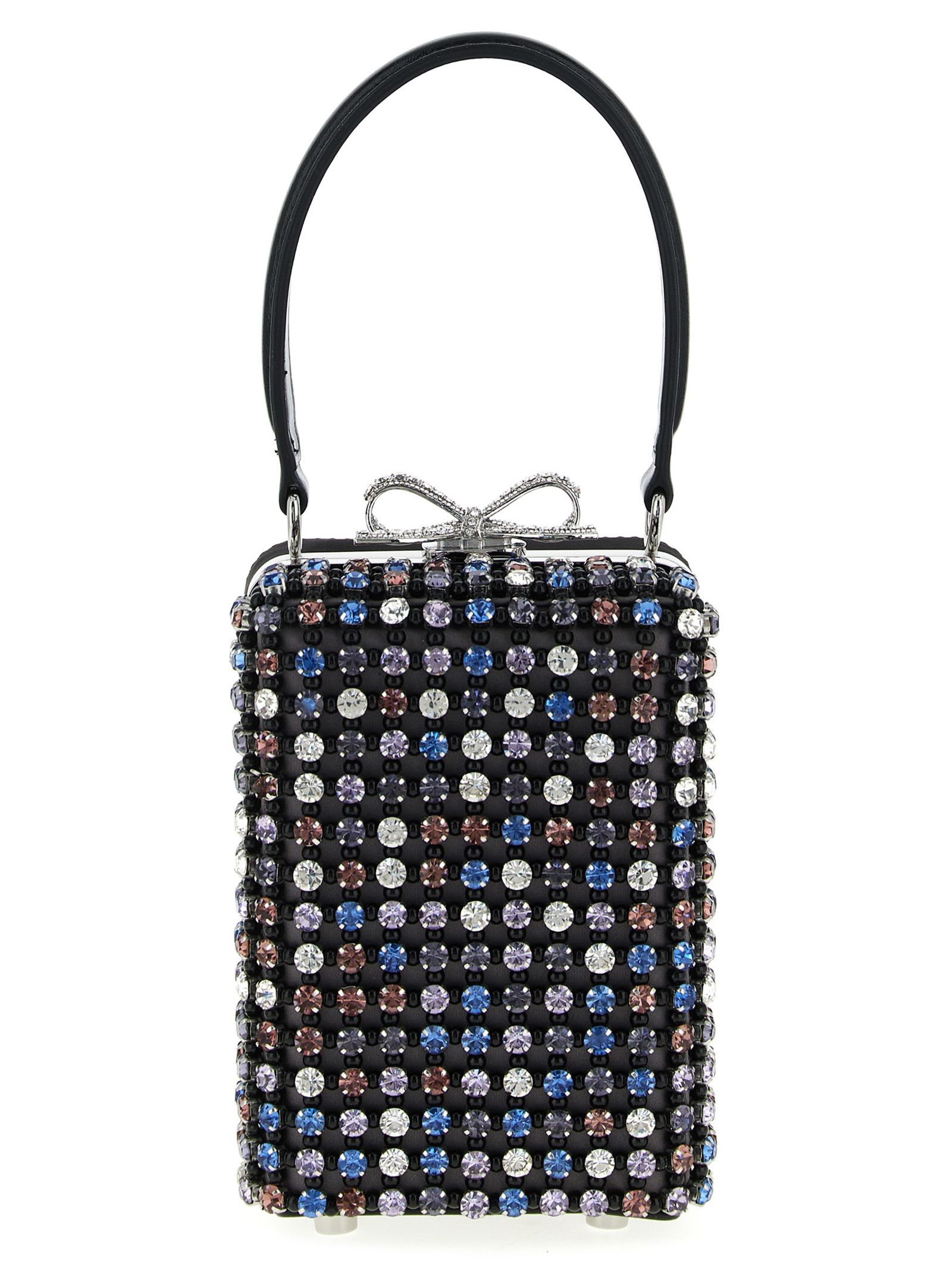 Self-Portrait 'Multi Crystal Chainmail' handbag Size ONE SIZE - 1 Thumbnail