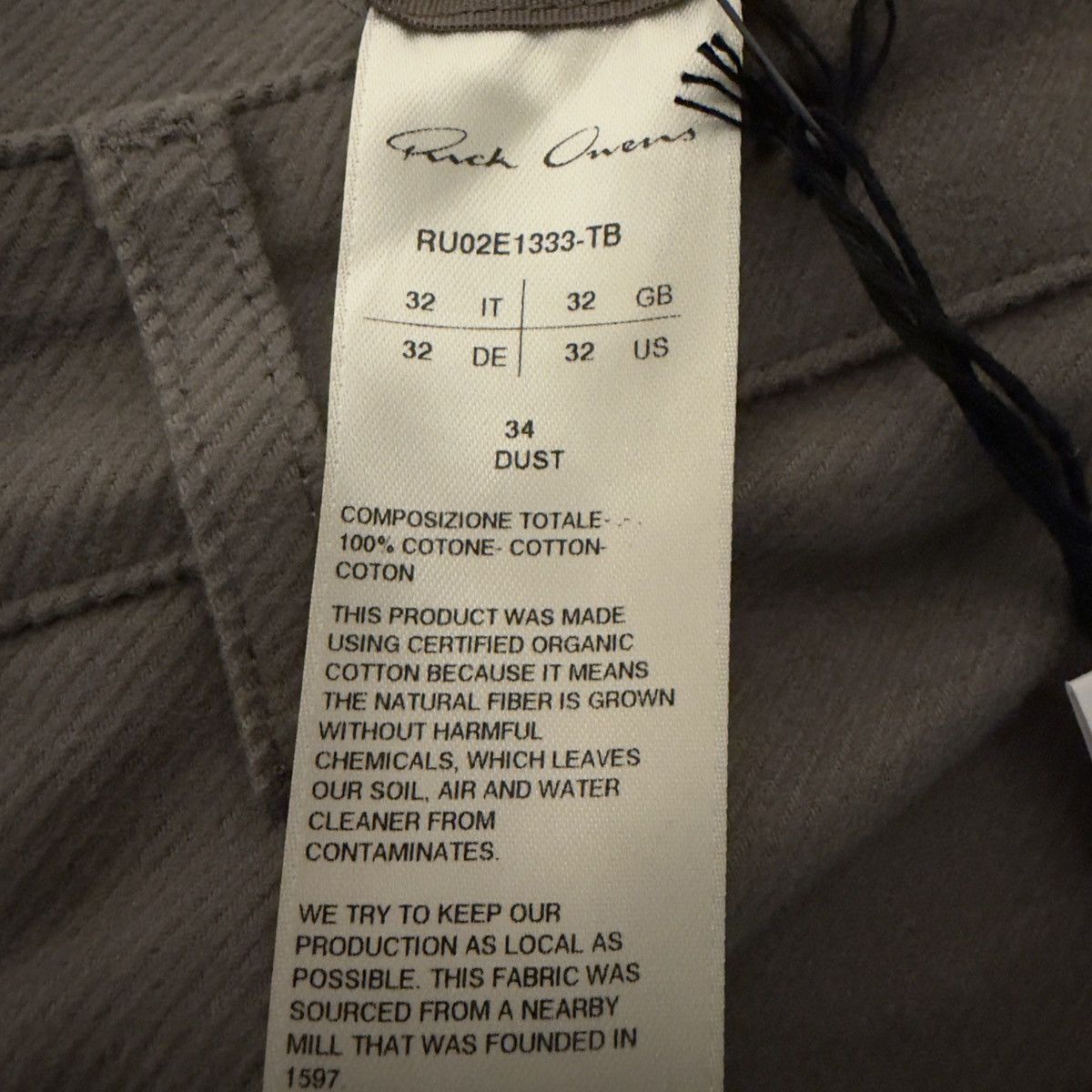 Rick Owens Rick Owens Geth Jeans Dust 34 🚫READ DESCRIPTION🚫 Size US 34 / EU 50 - 6 Thumbnail