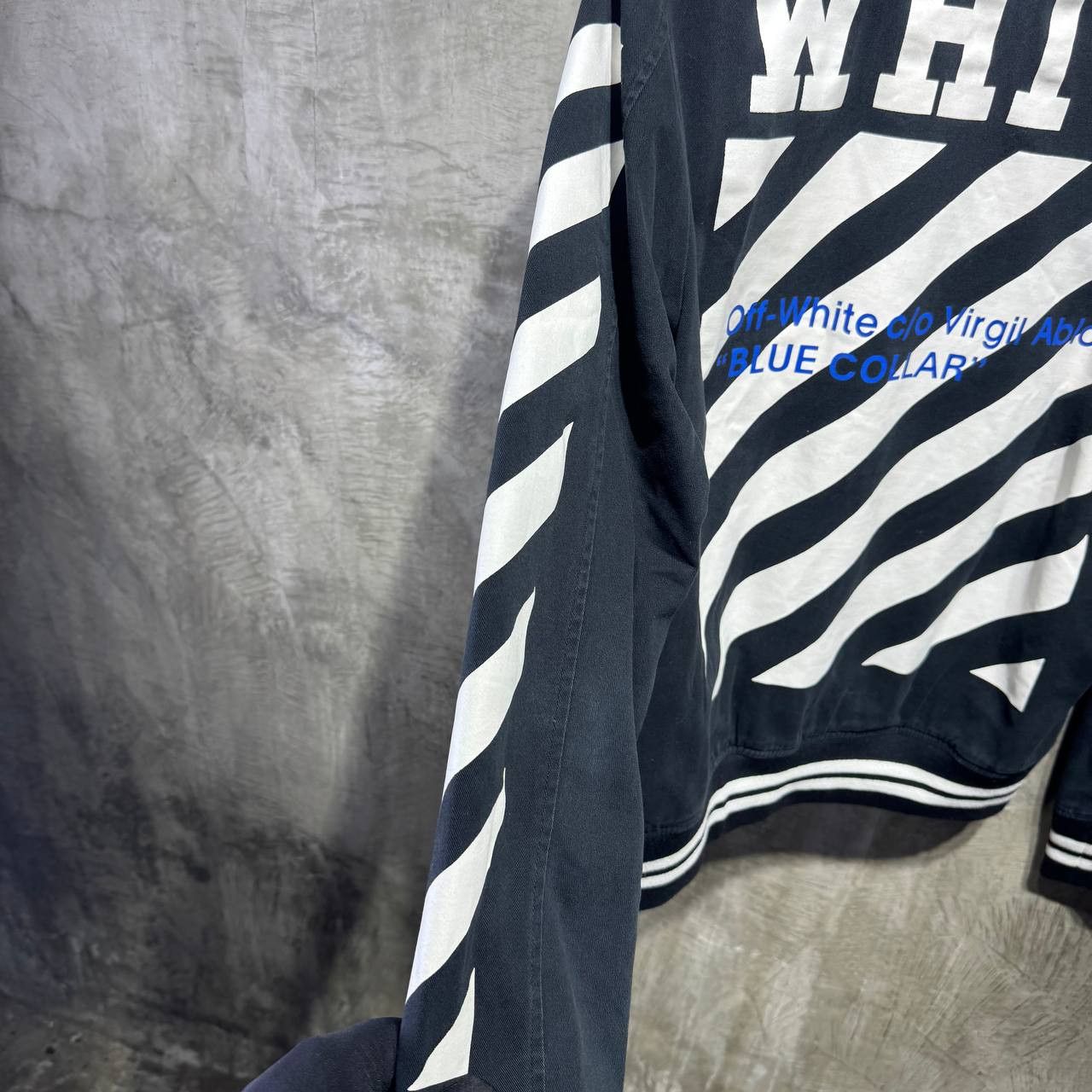 Off-White Off-White “Blue collar” Bomber jacket rare piece Size US M / EU 48-50 / 2 - 7 Thumbnail