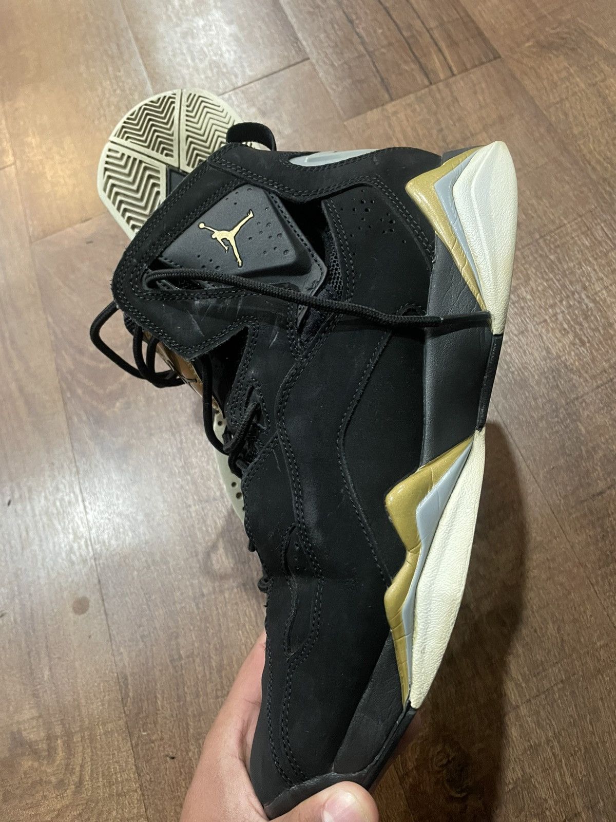 Jordan Brand Jordan True Flight black basketball shoes. Size US 11.5 Size US 11.5 / EU 44-45 - 7 Thumbnail