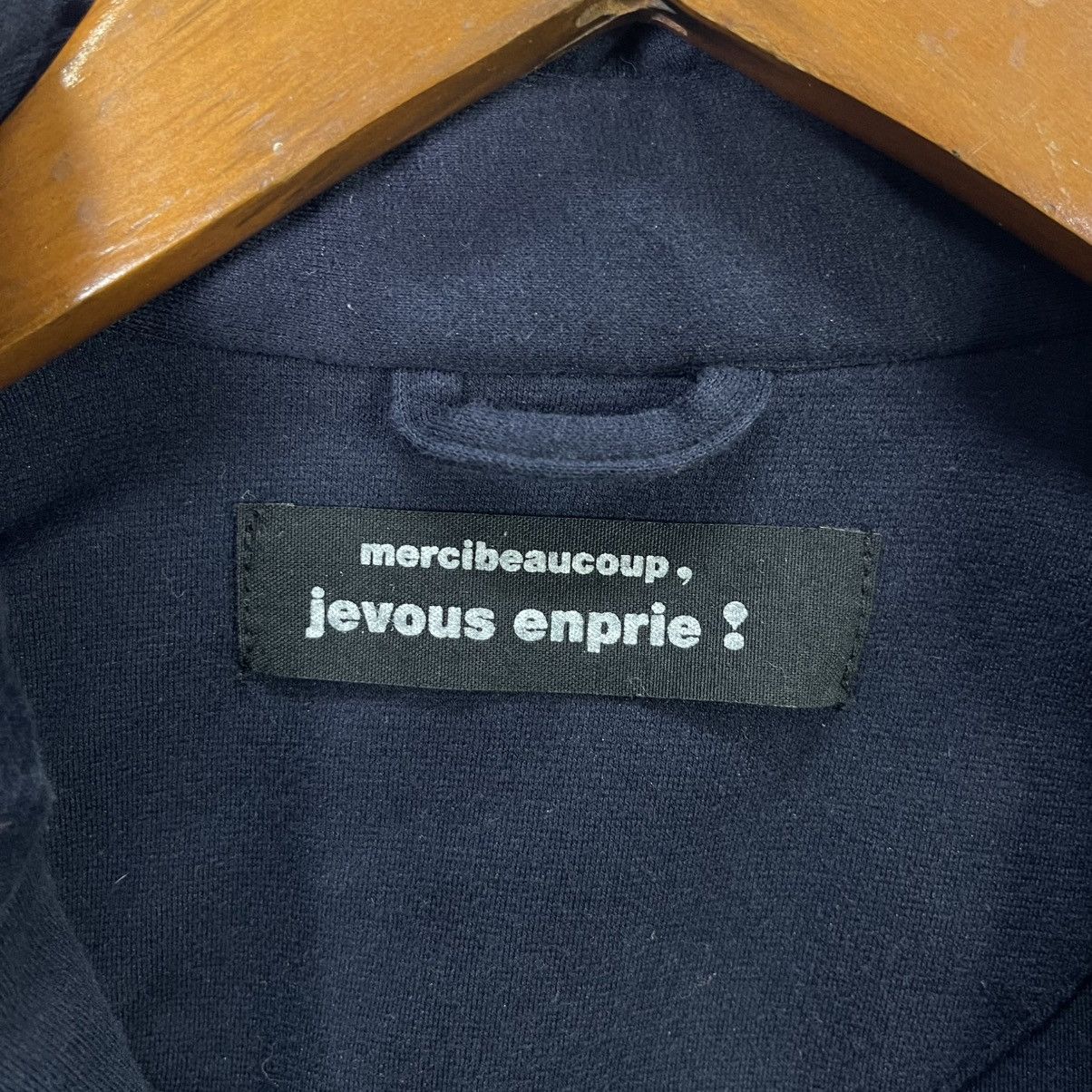 mercibeaucoup Merci Beaucoup Je Vous En Prie Tailored Sweat Blazer Jacket Size S / US 4 / IT 40 - 7 Thumbnail
