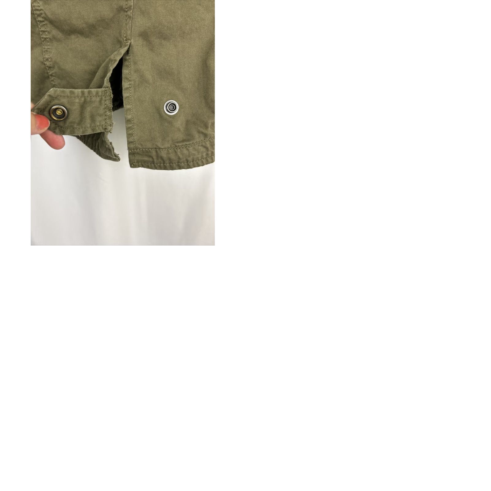 American Eagle Outfitters American Eagle Jacket Women Medium Army Green Full Zip Field Pockets Military Womens Size M / US 6-8 / IT 42-44 - 10 Thumbnail