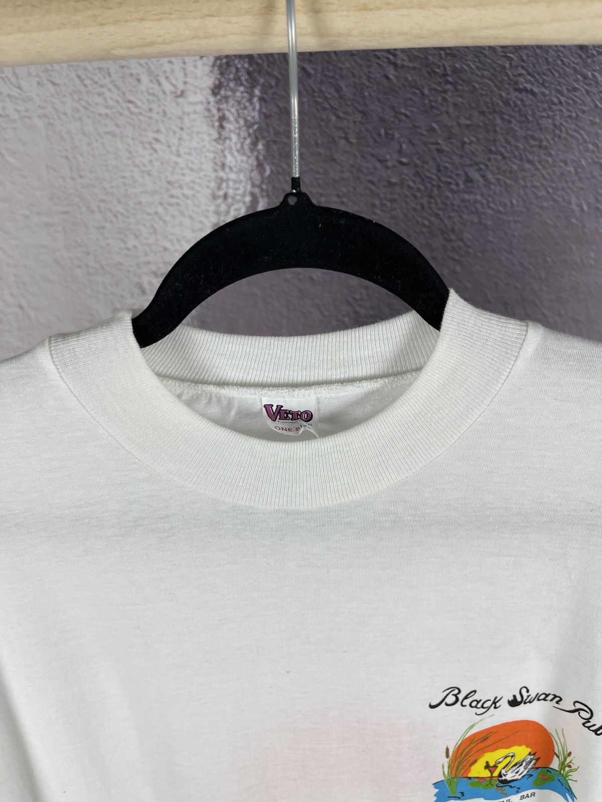 Vintage Black Swan Pub Ayia Napa vintage one size tee shirt Size US XL / EU 56 / 4 - 6 Thumbnail