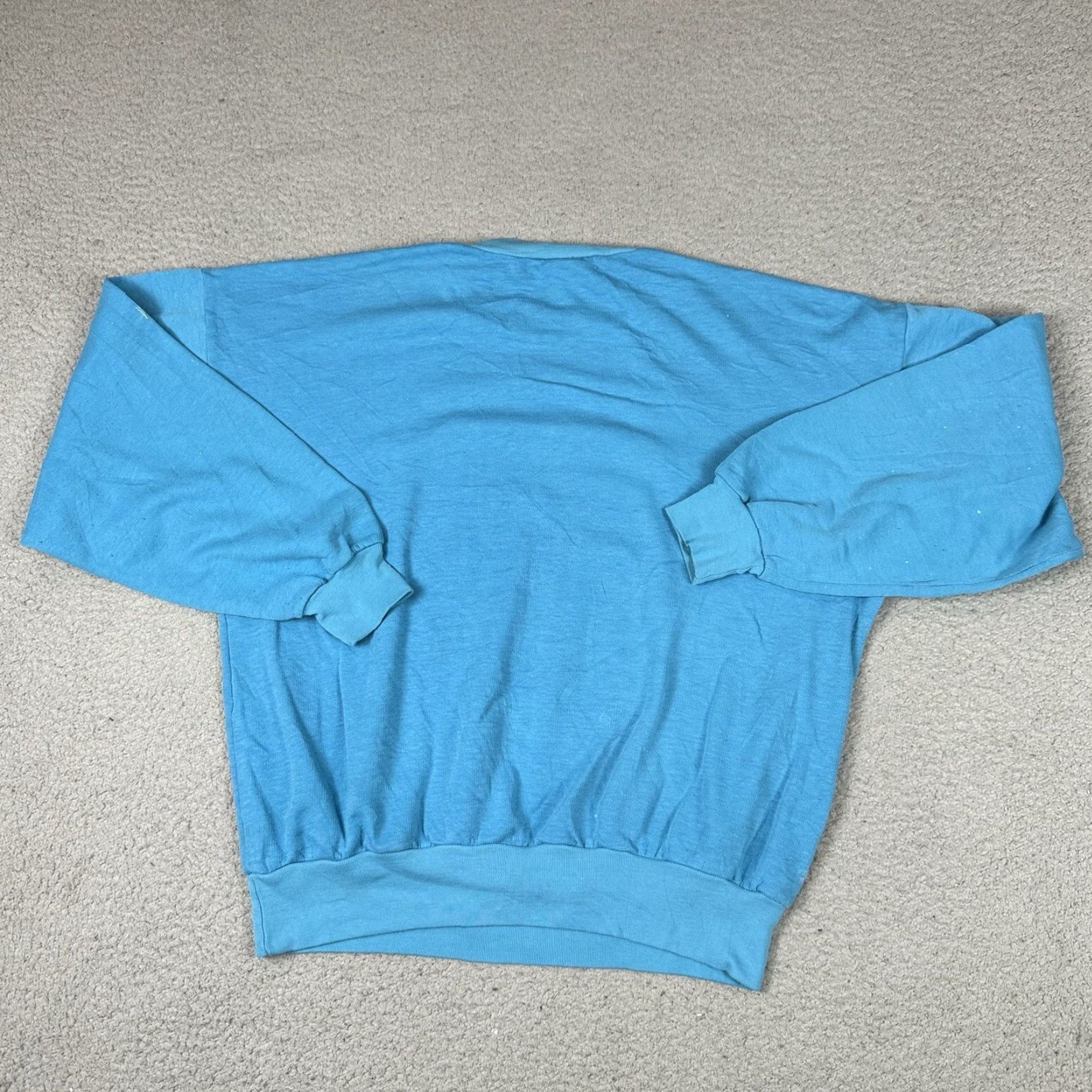 Vintage VINTAGE Aloha Sport Sweatshirt Adult Medium Blue Neon Hawaii 90s Distressed Rare Size US M / EU 48-50 / 2 - 5 Thumbnail