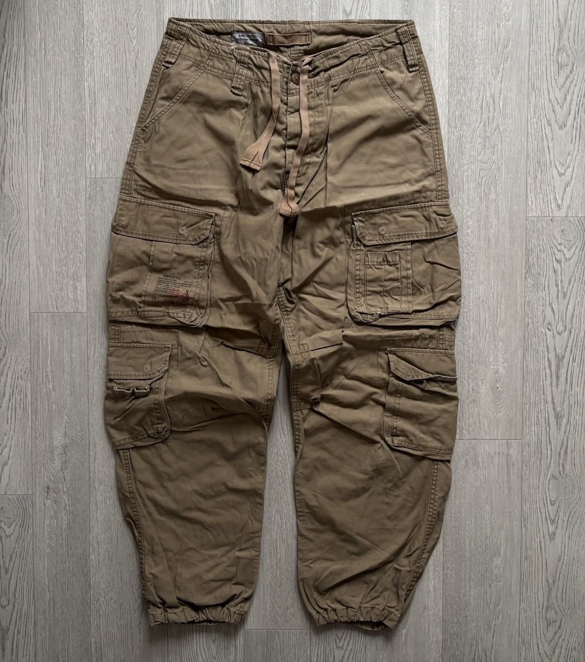 Japanese Brand × Vintage Military Army Airborne Vintage Surplus Tex Pants Denim Size US 34 / EU 50 - 1 Thumbnail