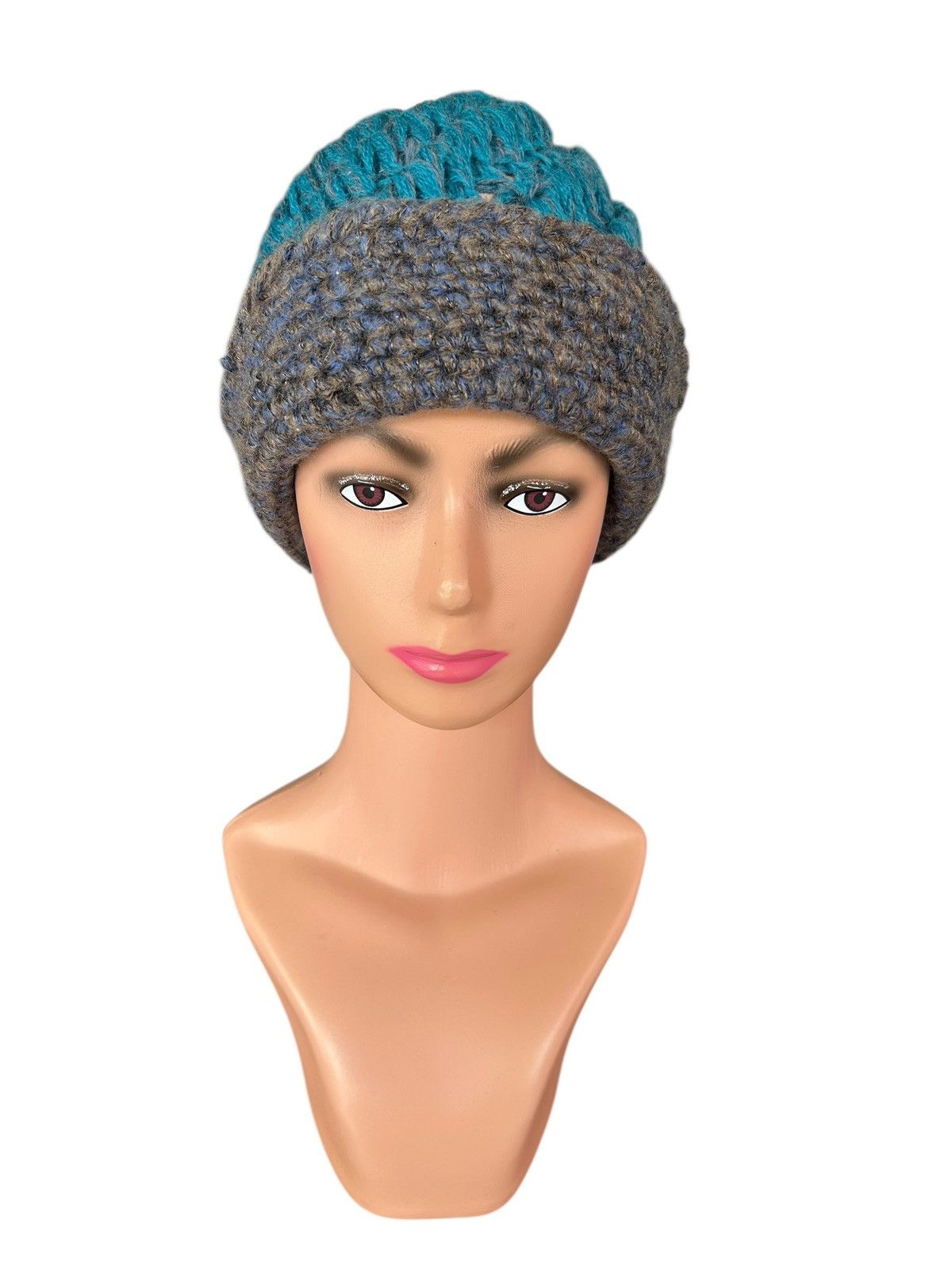 Kapital Crochet Knitted Handmade Japanese Style Beanie Hats Size ONE SIZE - 4 Thumbnail