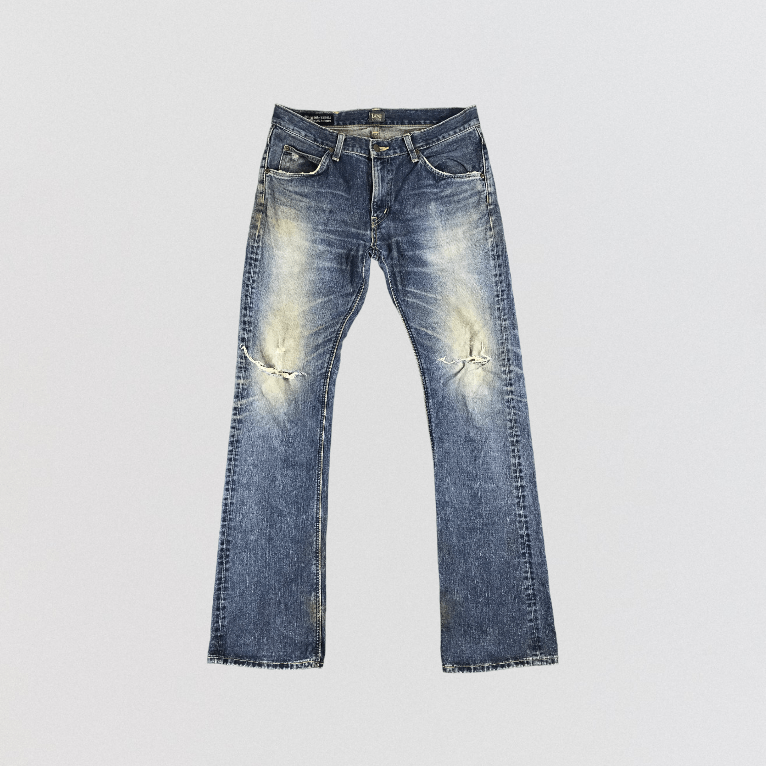 Lee × Vintage Vintage Lee Flare Jeans-JM458 Size US 35 - 1 Thumbnail