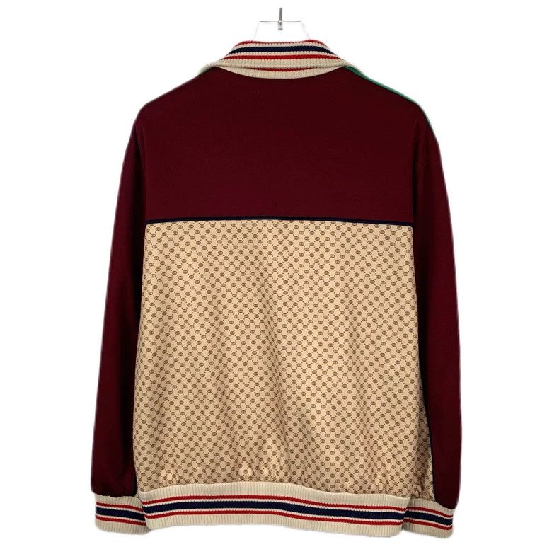 Gucci Gucci Color-blocking double G-printed lapel zipper jacket 2 Size US XS / EU 42 / 0 - 2 Thumbnail