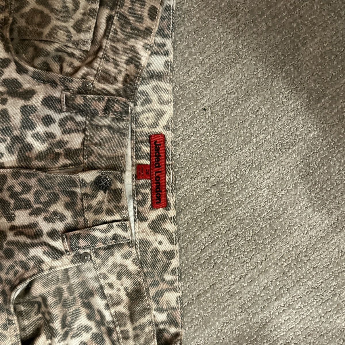 Jaded London Jaded London Colossus Jeans, all-over leopard print Size US 28 / EU 44 - 3 Thumbnail