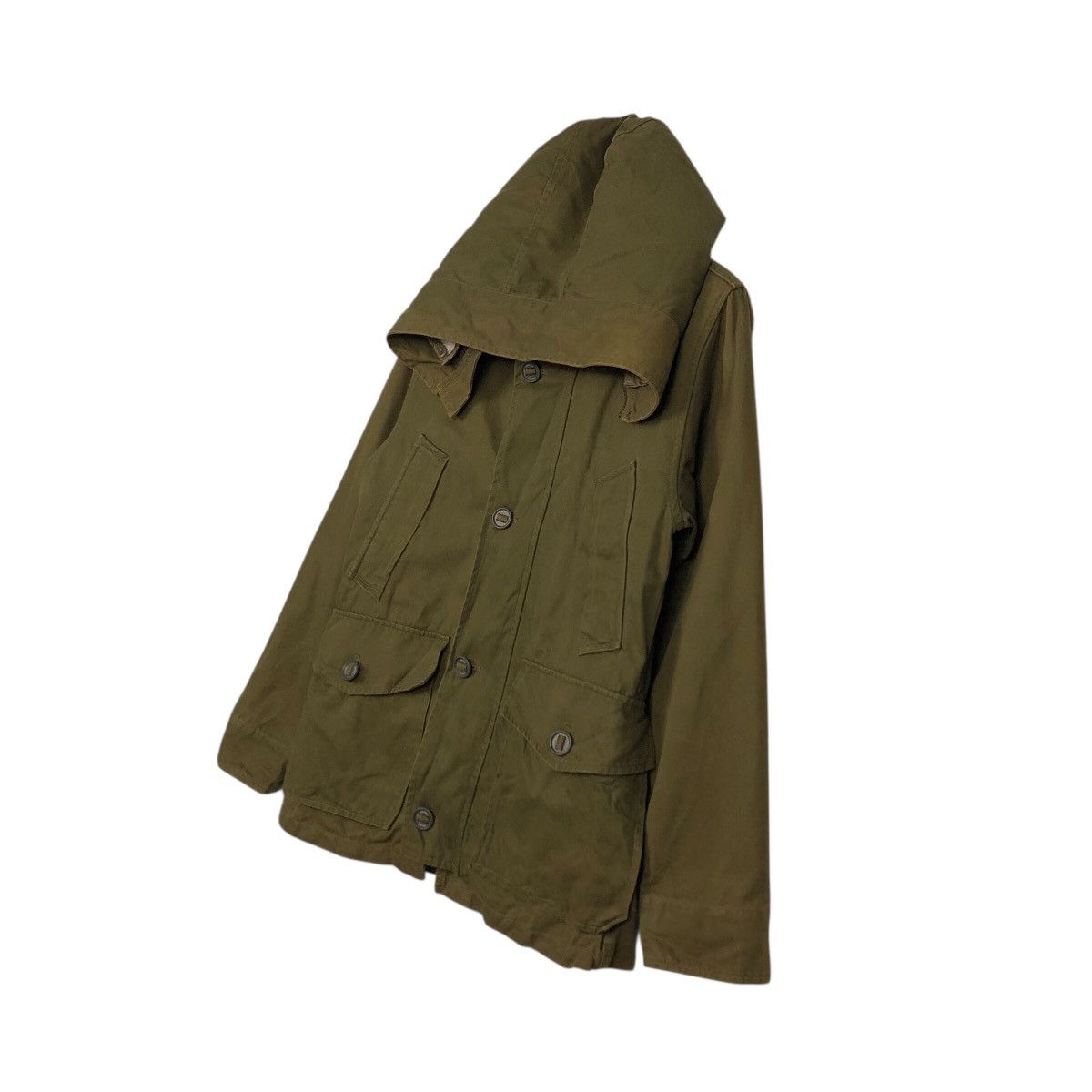 Japanese Brand 🔥 JOURNAL STANDARD Sherpa-Lined Hooded M-65 Field Jacket Size US M / EU 48-50 / 2 - 3 Thumbnail