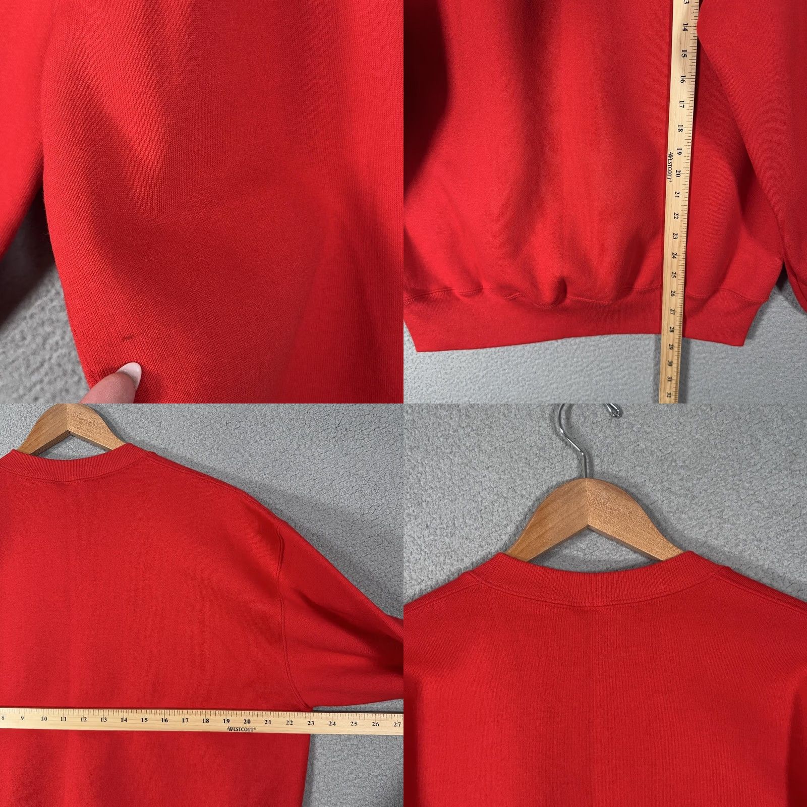 Russell Athletic VINTAGE Russell Athletic Sweatshirt Mens XL Red PowerFit Crew Made USA 90s Size US XL / EU 56 / 4 - 8 Thumbnail