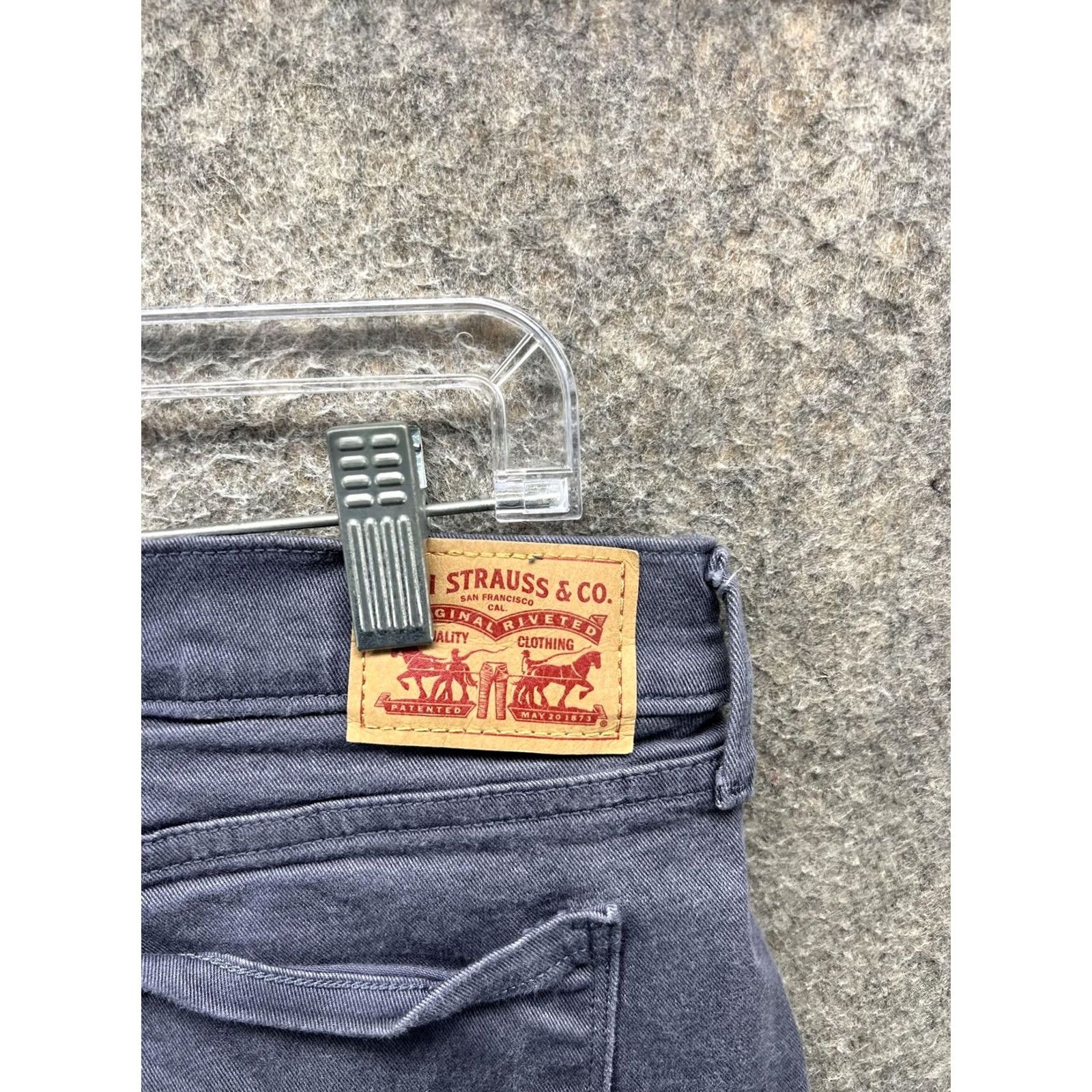 Levi's Levi's 505 Jeans Mens 32x30 Blue Regular Fit Straight Denim Dark Wash Casual Size US 31 - 4 Thumbnail
