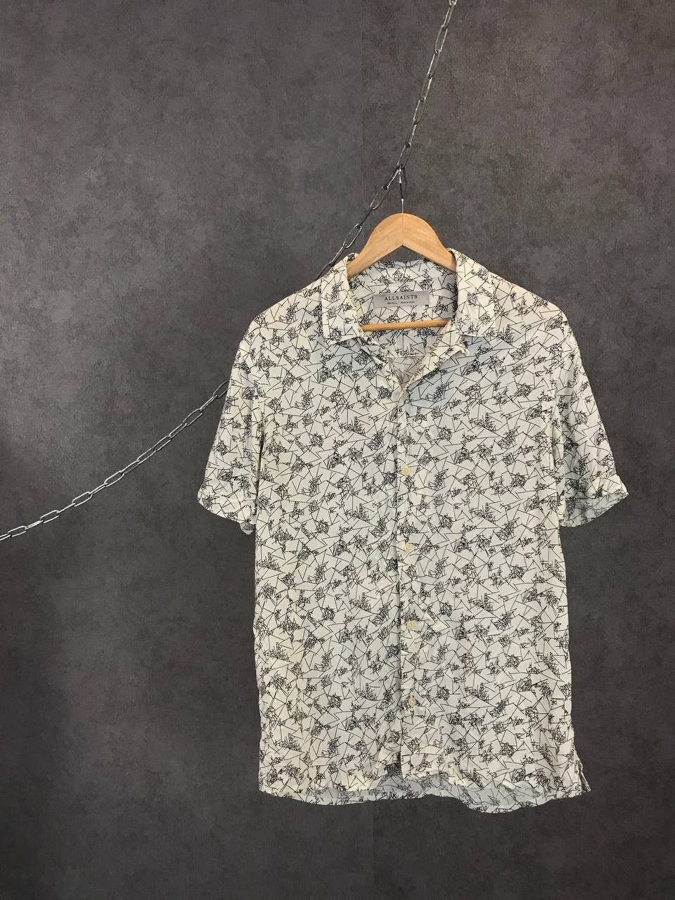 Allsaints Allsaints art Hawaiian designer shirt Size US S / EU 44-46 / 1 - 1 Thumbnail