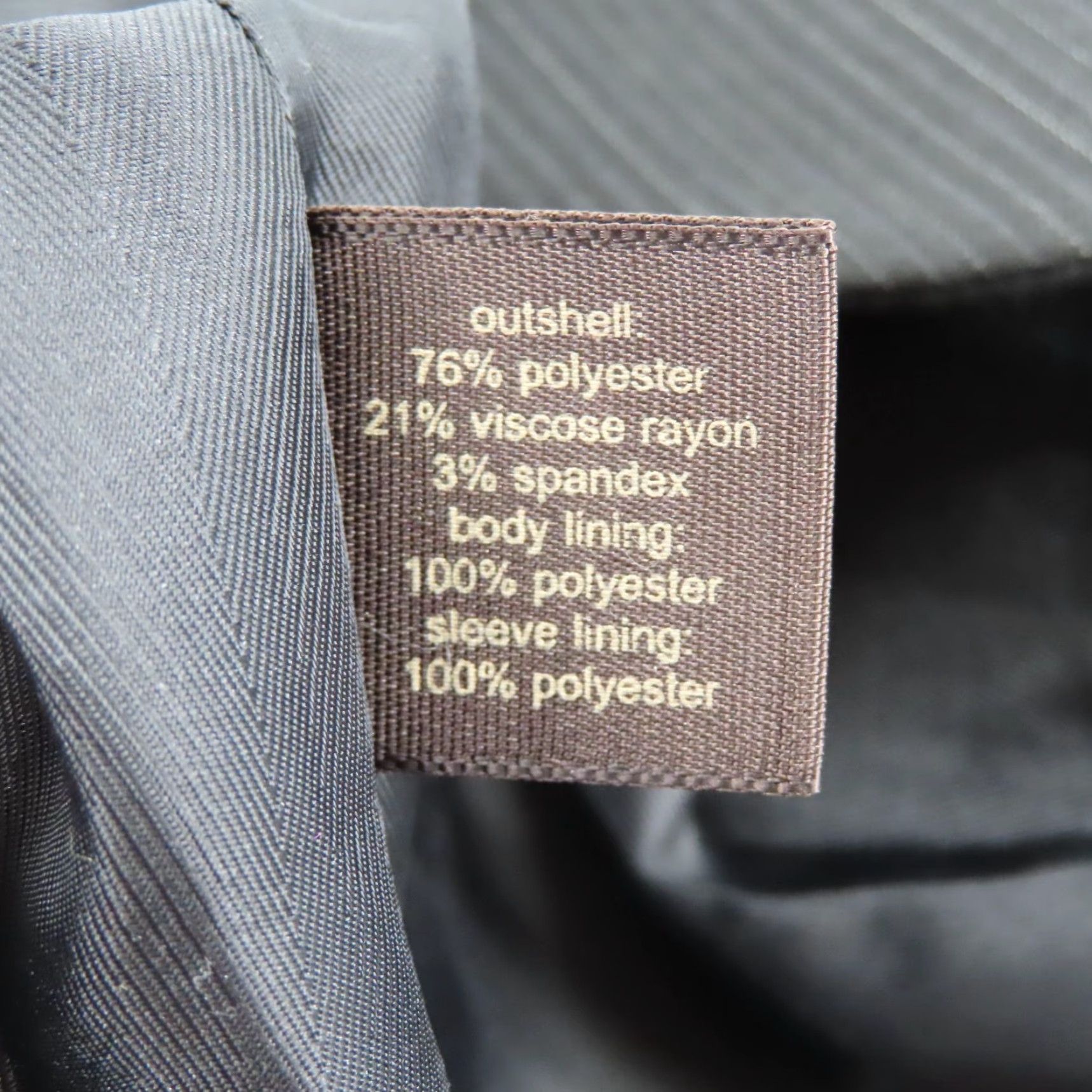 Vintage The Limited Womens 4 Black Gray Striped 3 Button Blazer Suit Jacket NEW No Tags Size S / US 4 / IT 40 - 6 Thumbnail